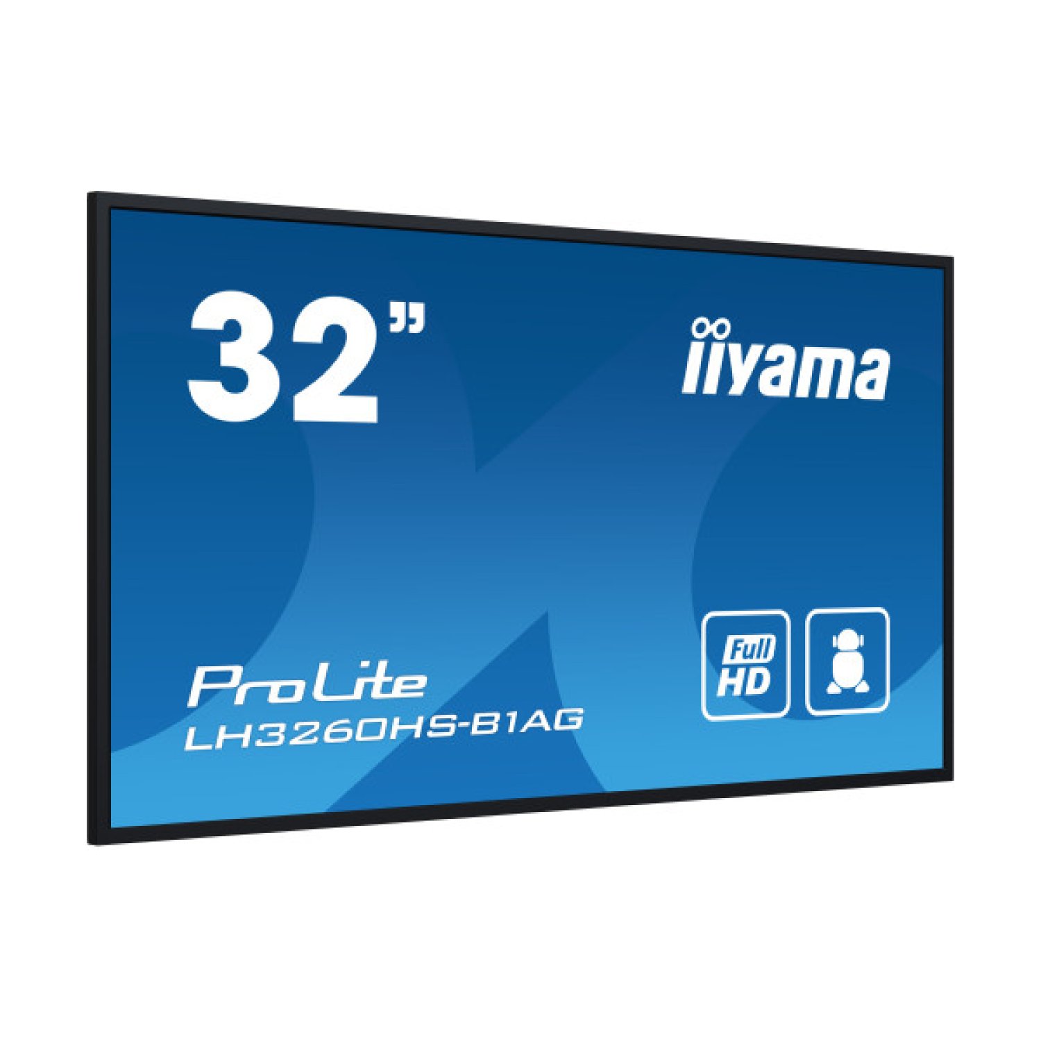 iiyama ProLite · Pizarra Digital 31,5" · Full HD · 500 cd/m² · Android 11 · WiFi · 24/7