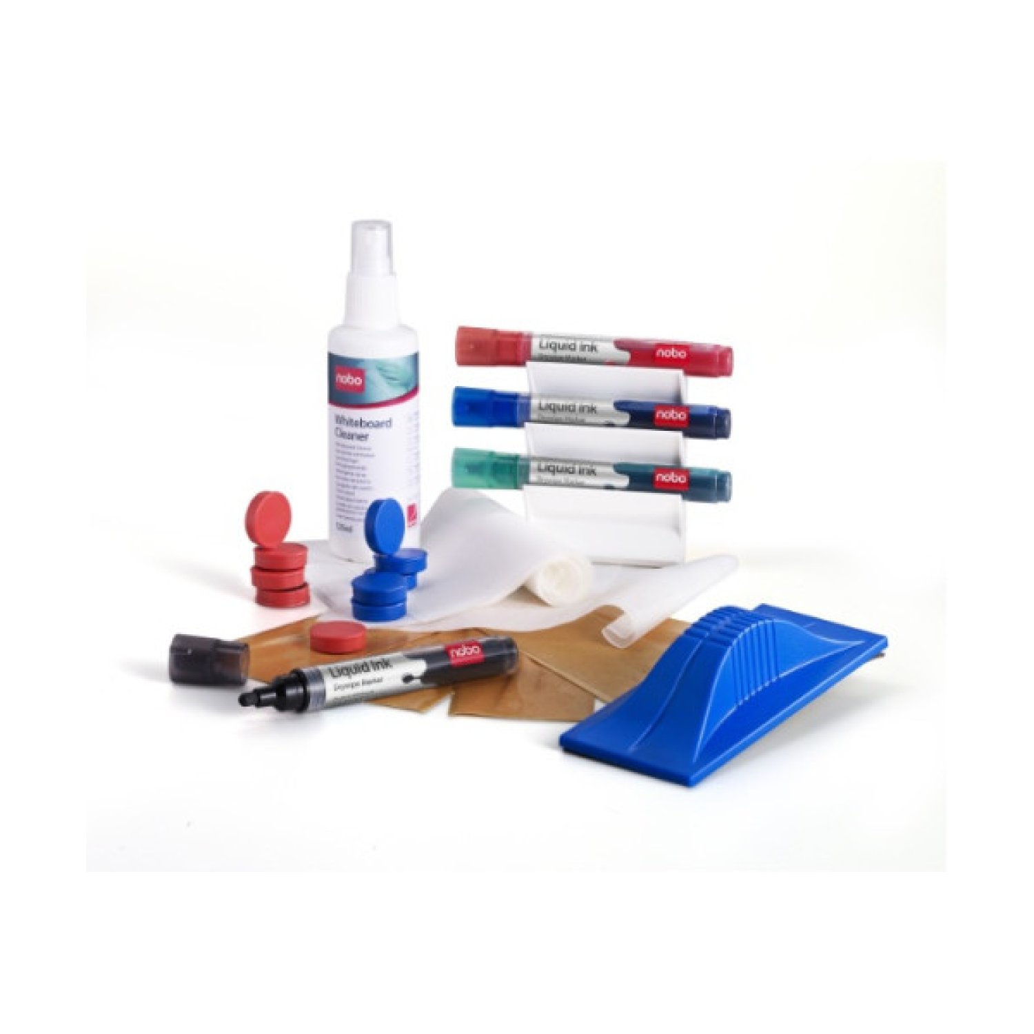 Nobo · Kit Pizarra Blanca Completo · Incluye Rotuladores y Accesorios