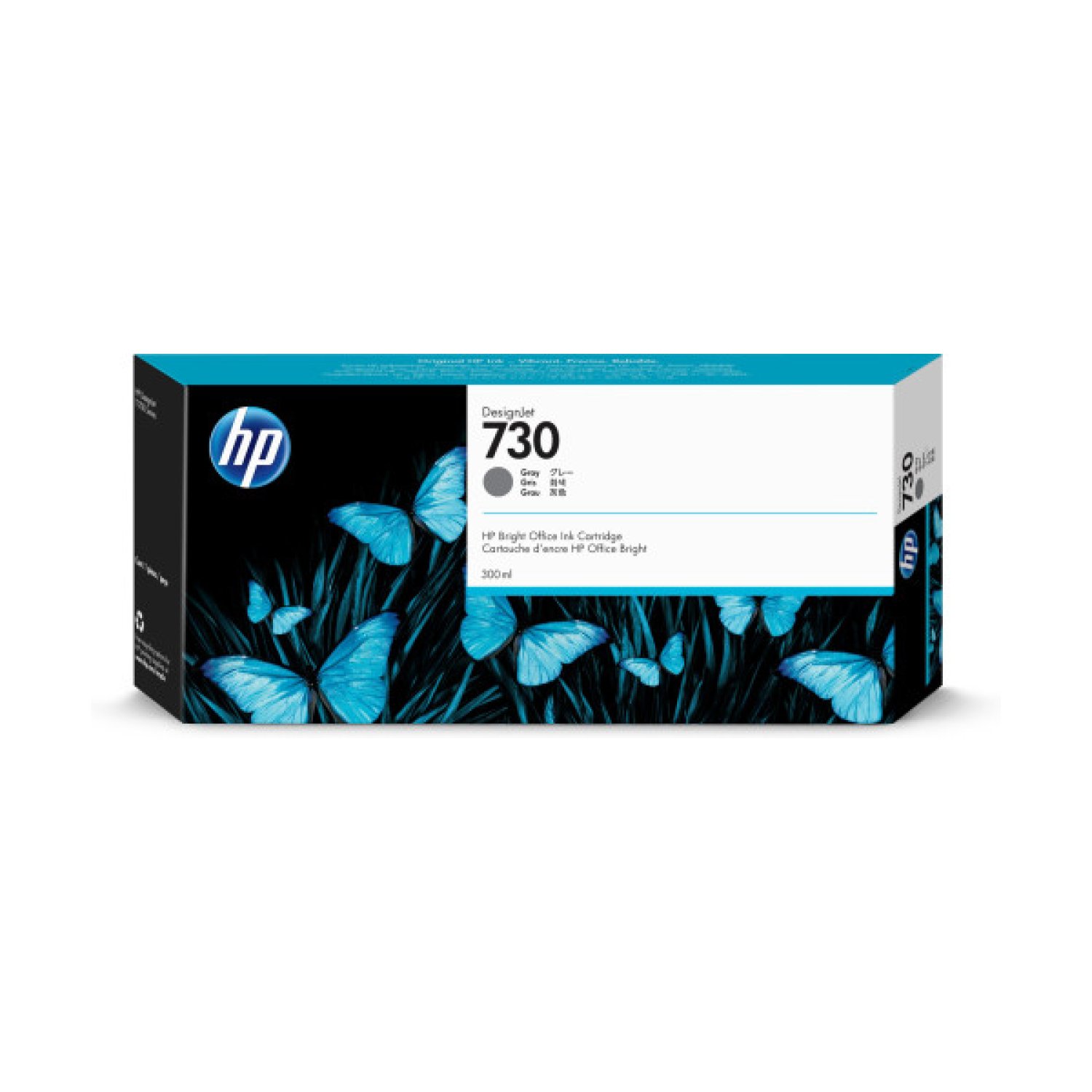 HP 730 · Cartucho de Tinta Gris · 300ml