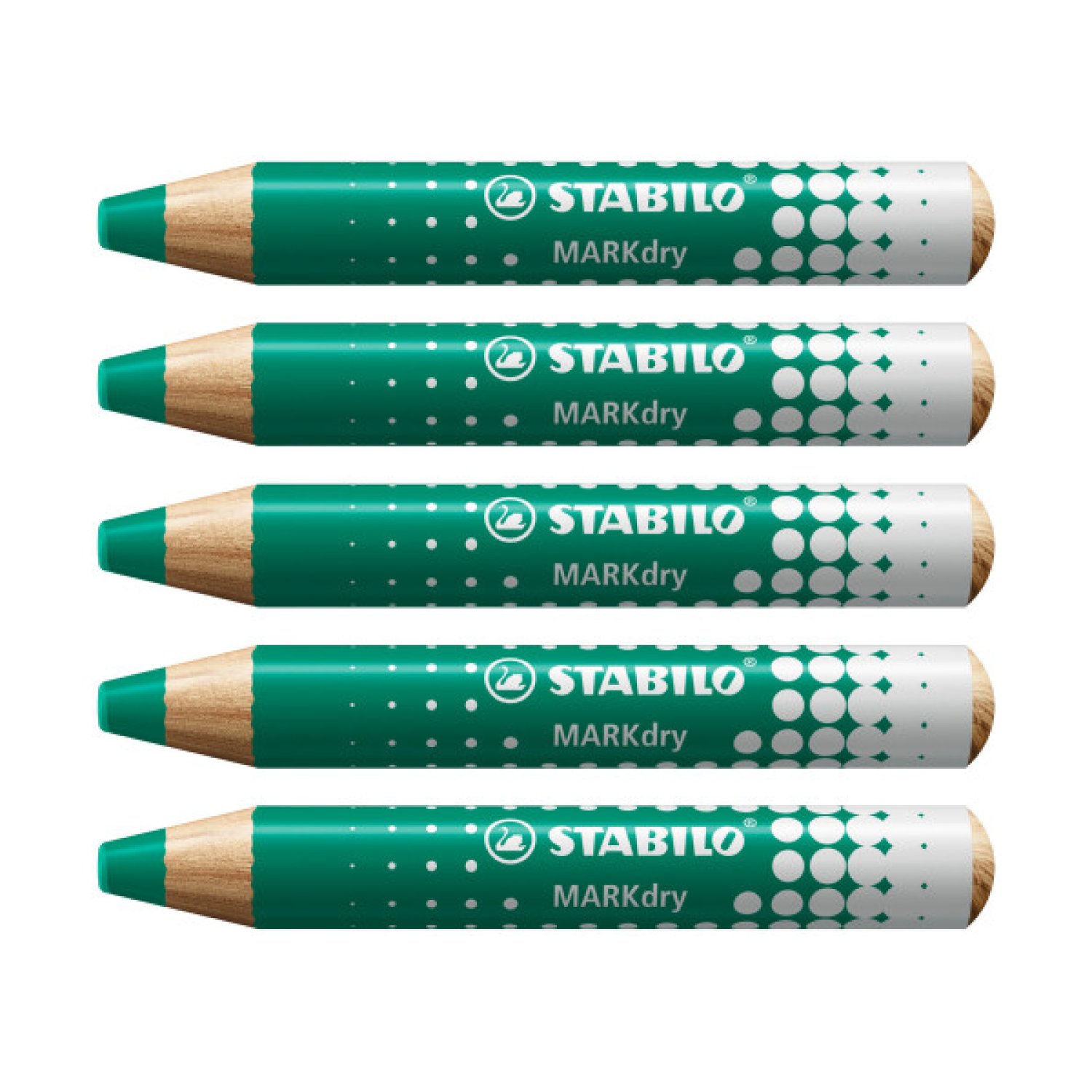 STABILO Markdry · Pack 5 Unidades · Marcador Permanente