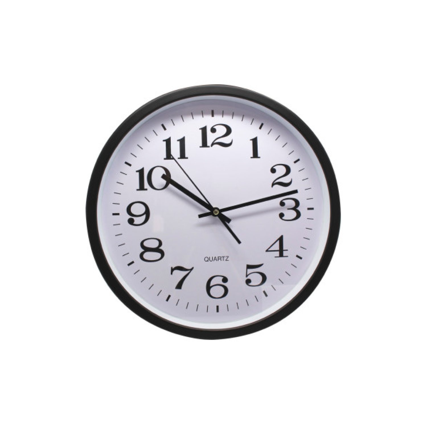 Bismark · Reloj de Oficina · 35 cm · Diseño Negro Moderno