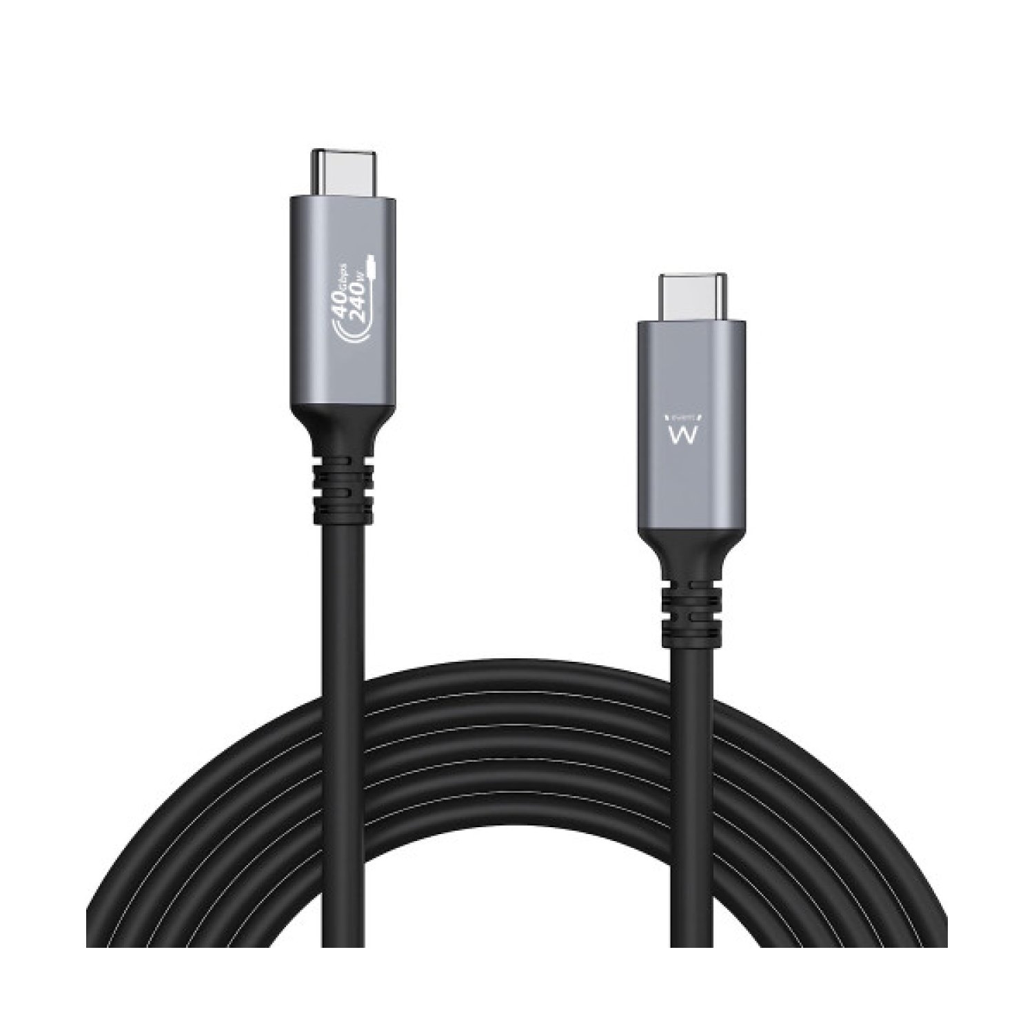 Ewent EC1070 · Cable USB-C · 1 m · USB4 Gen 3x2 · Negro