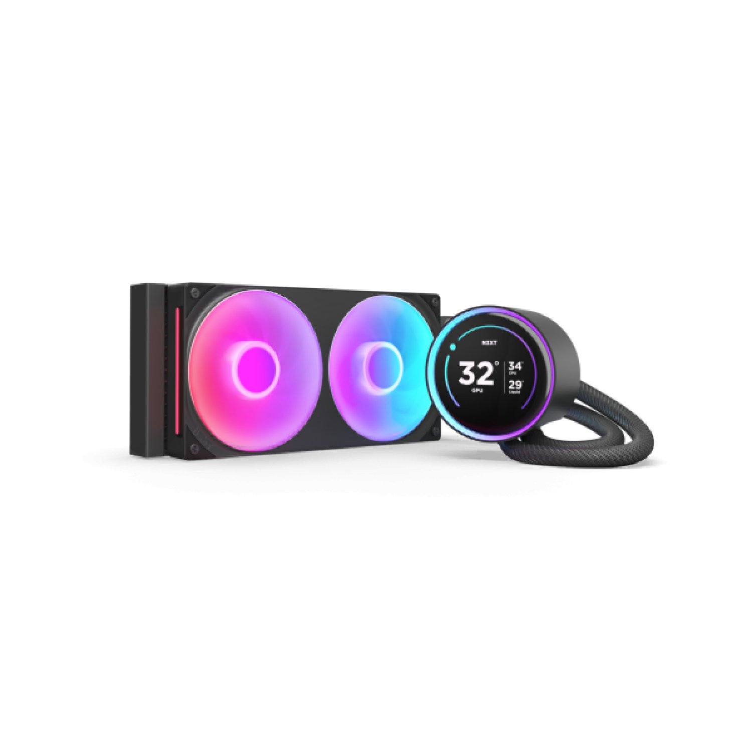 NZXT Kraken Elite 240 · Refrigeración Líquida AIO · RGB · 2x120mm · Negro
