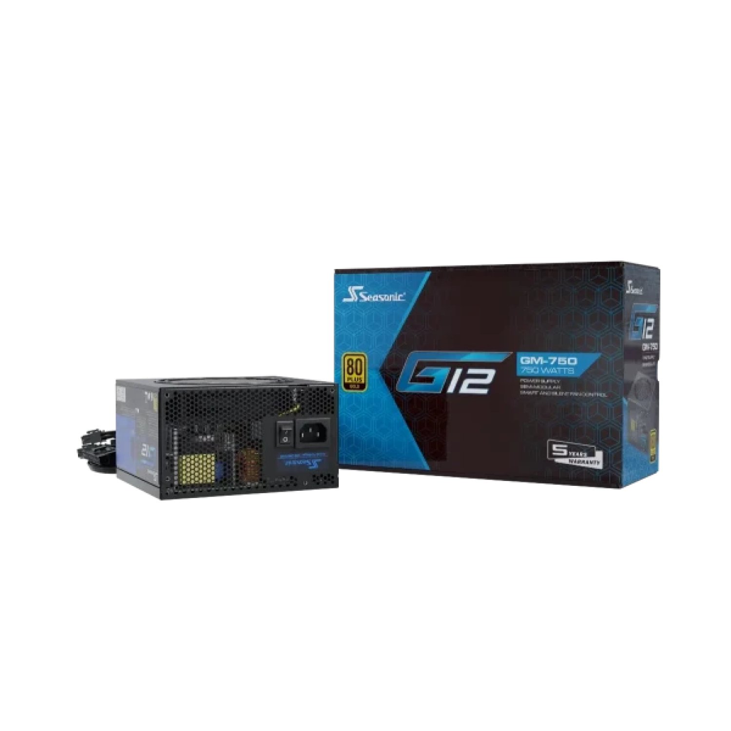 Seasonic SSR-750FM · 750W · 80 Plus Gold · Modular