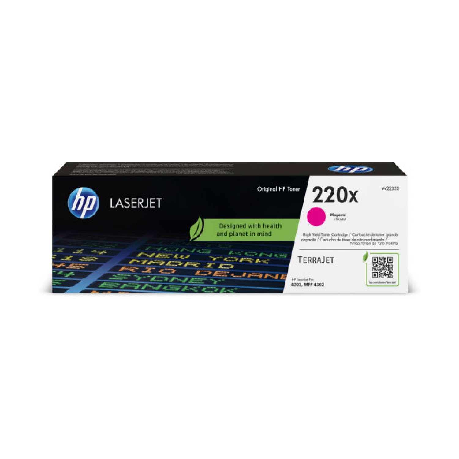 HP LaserJet 220X · Cartucho de Tóner · Magenta · Alto Rendimiento