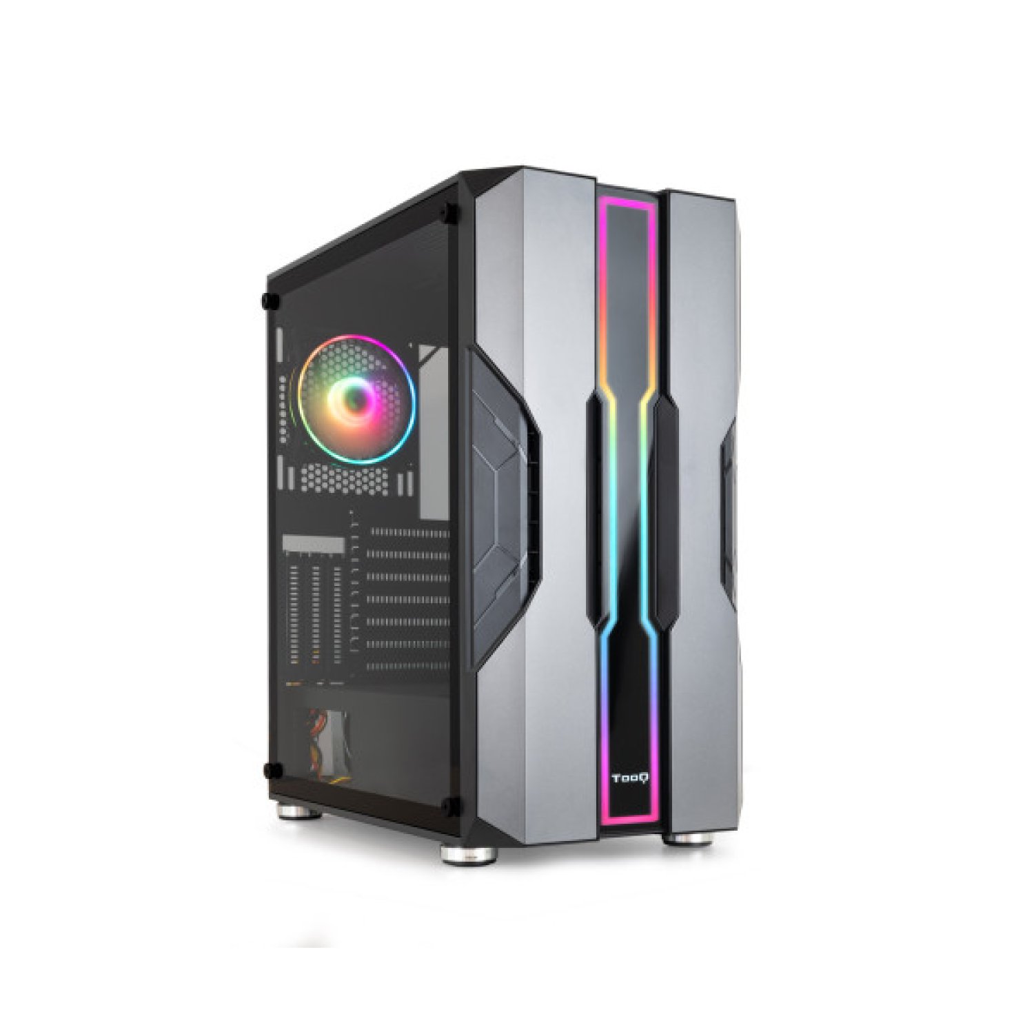 Tooq Caja Semitorre Gaming Nightcity · Negra · Diseño Moderno