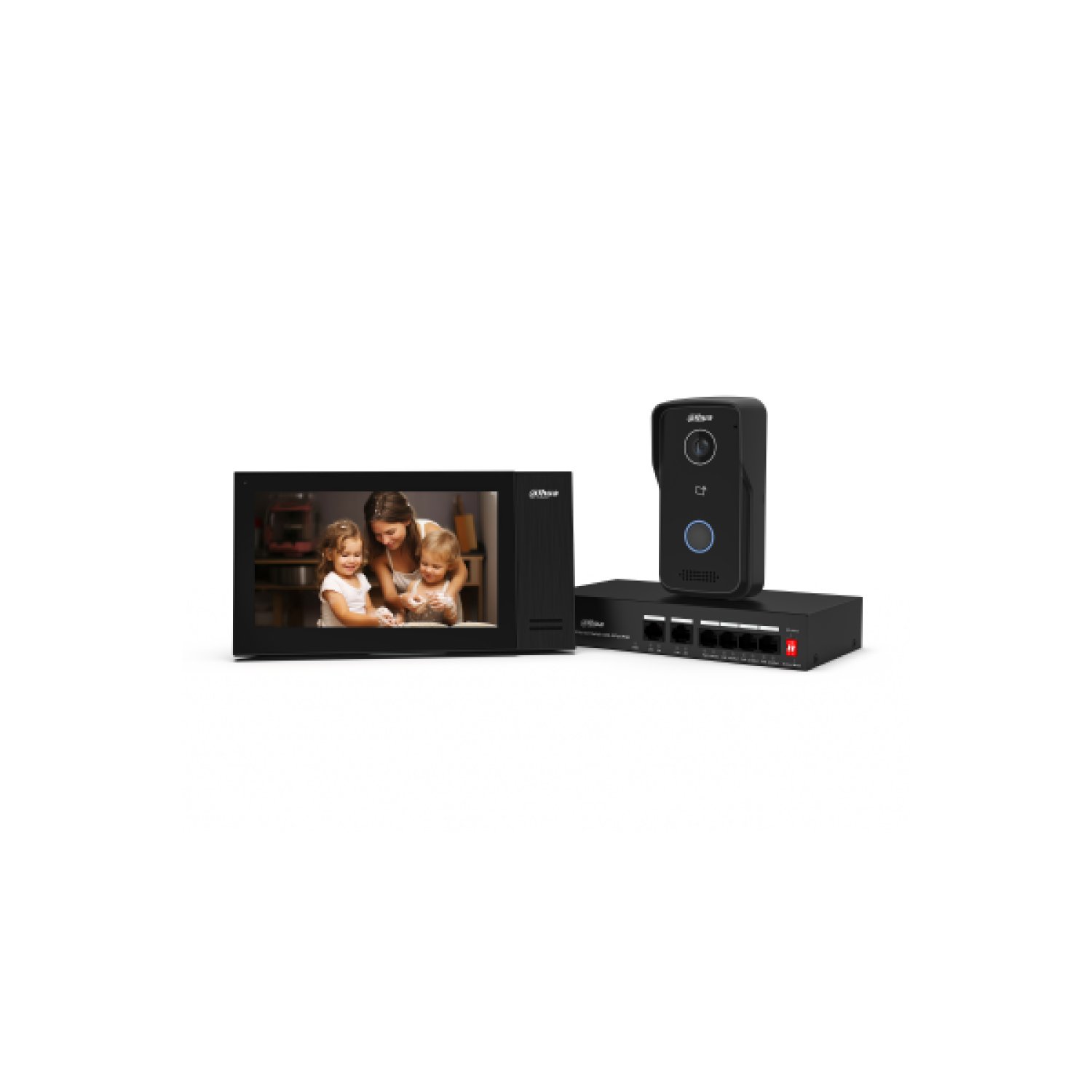 Dahua VTO2111D-P-S3 · Videoportero IP 2MP · Pantalla 7" · Negro