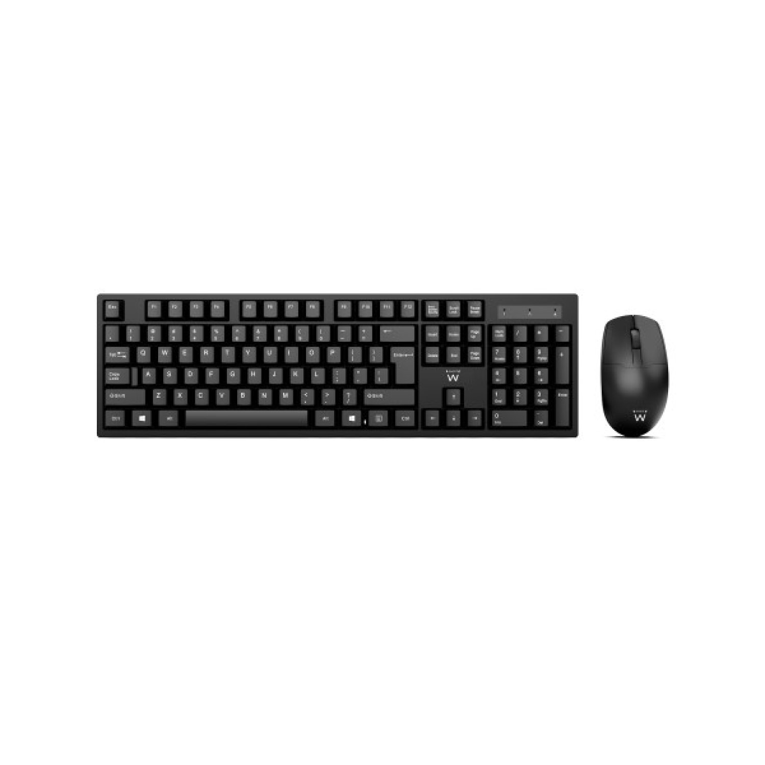 Ewent EW3281 · Teclado + Ratón Inalámbrico · RF 2.4GHz · QWERTY Español · Negro