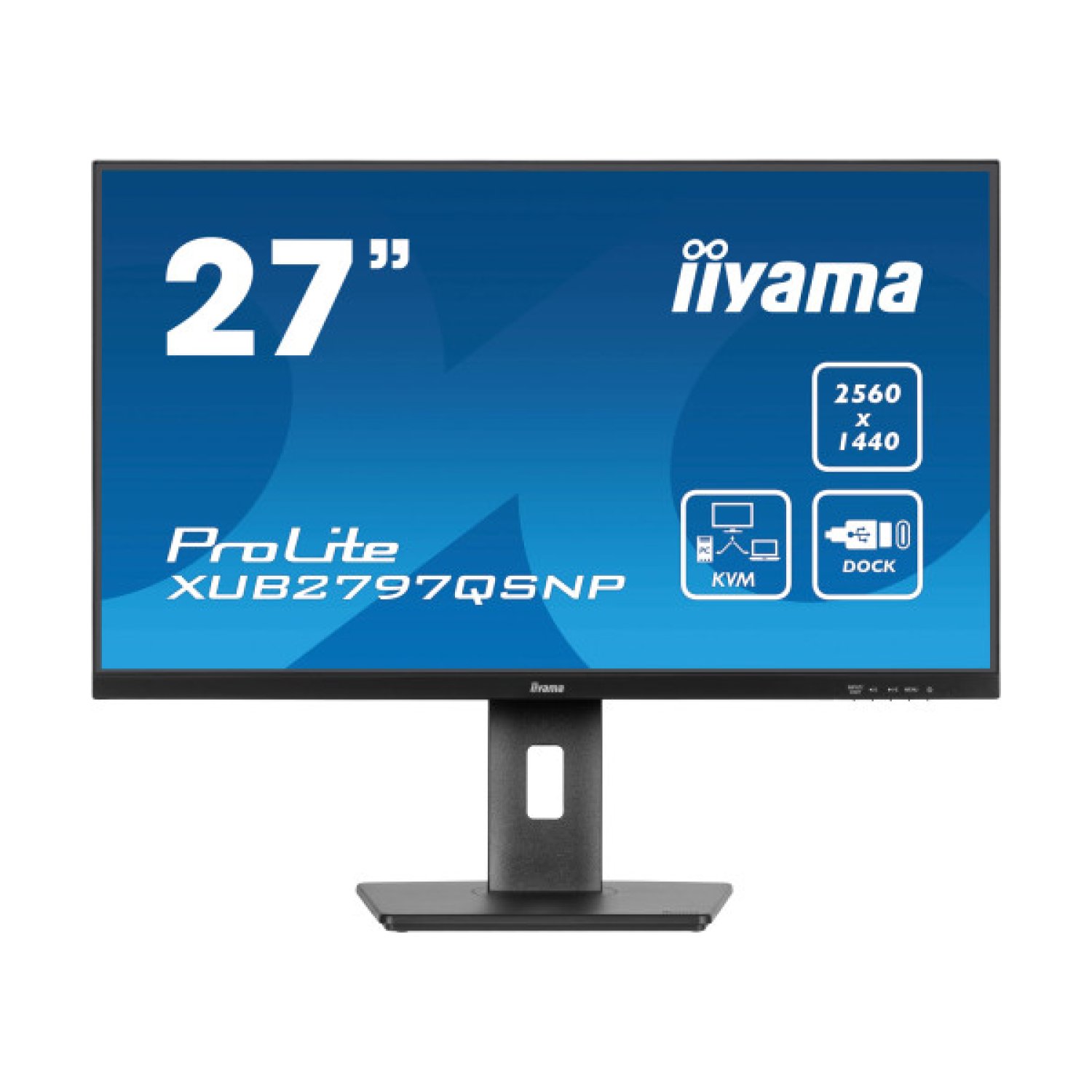 Iiyama ProLite XUB2797QSNP · 27" QHD 1440p · IPS · 100Hz · 1ms · Altavoces