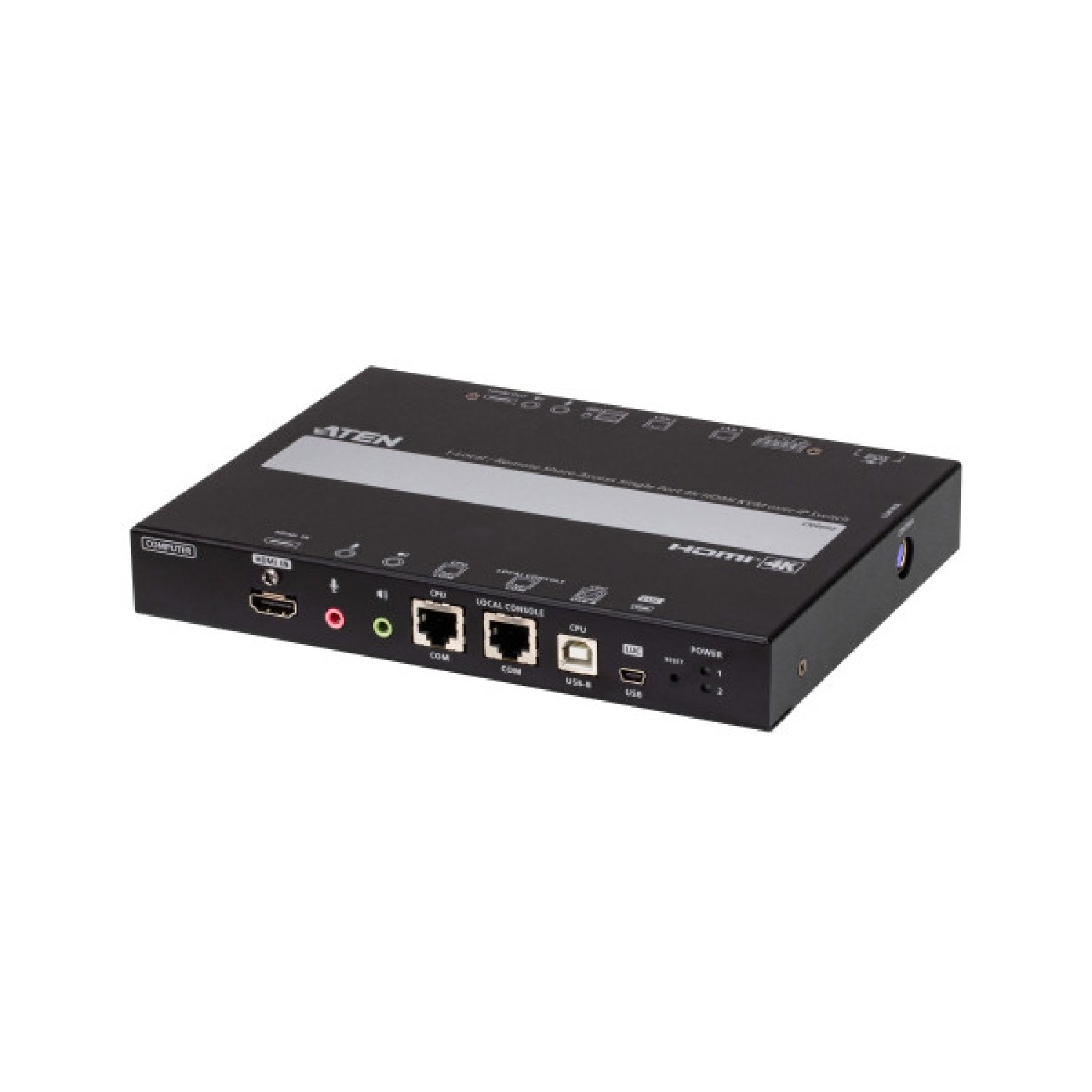 Aten KVM over IP · 1 Puerto 4K HDMI · Control Local/Remoto · Virtual Media · Redundancia Potencia/LAN