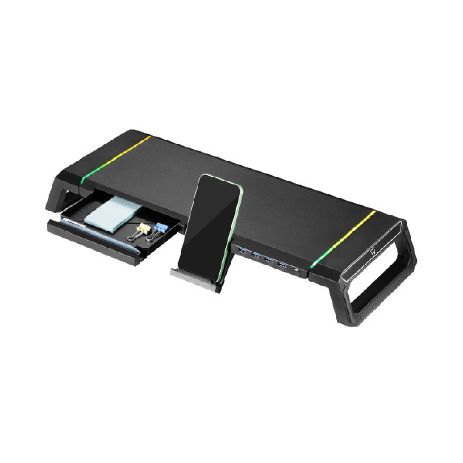 Ewent EW1268 · Soporte Monitor Escritorio · Negro