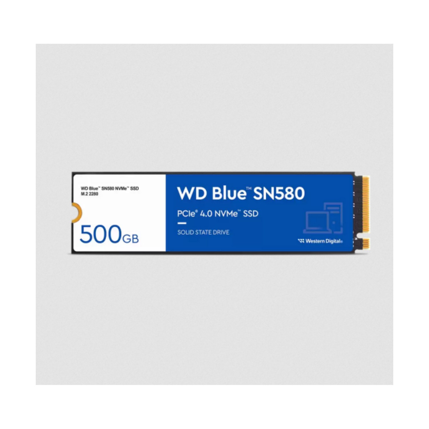 Western Digital Blue SN580 · 500GB · M.2 NVMe · PCIe 4.0 · TLC