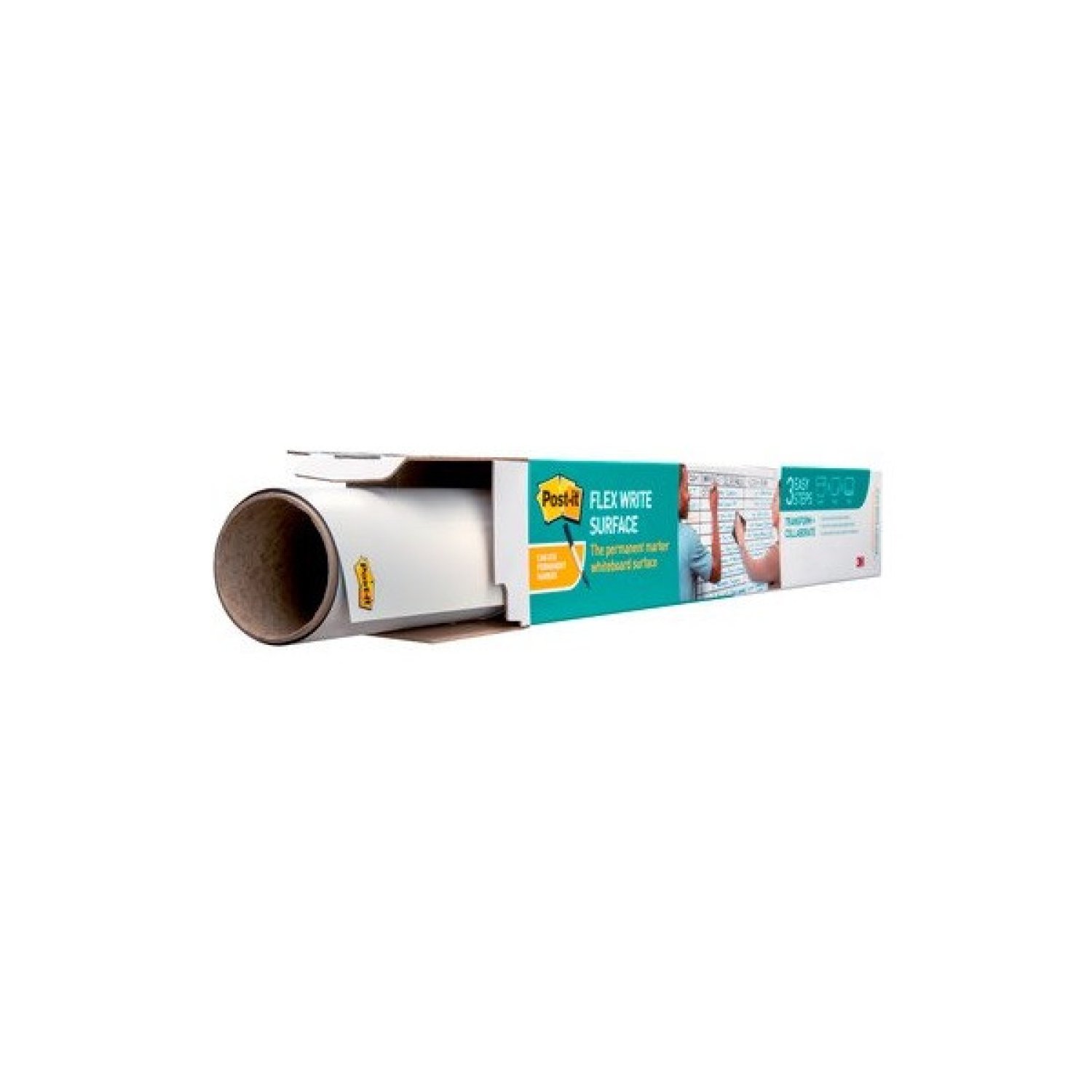 Post-it Flex Write · Superficie Adhesiva Borrado en Seco · 0,61x0,91m · Super Sticky