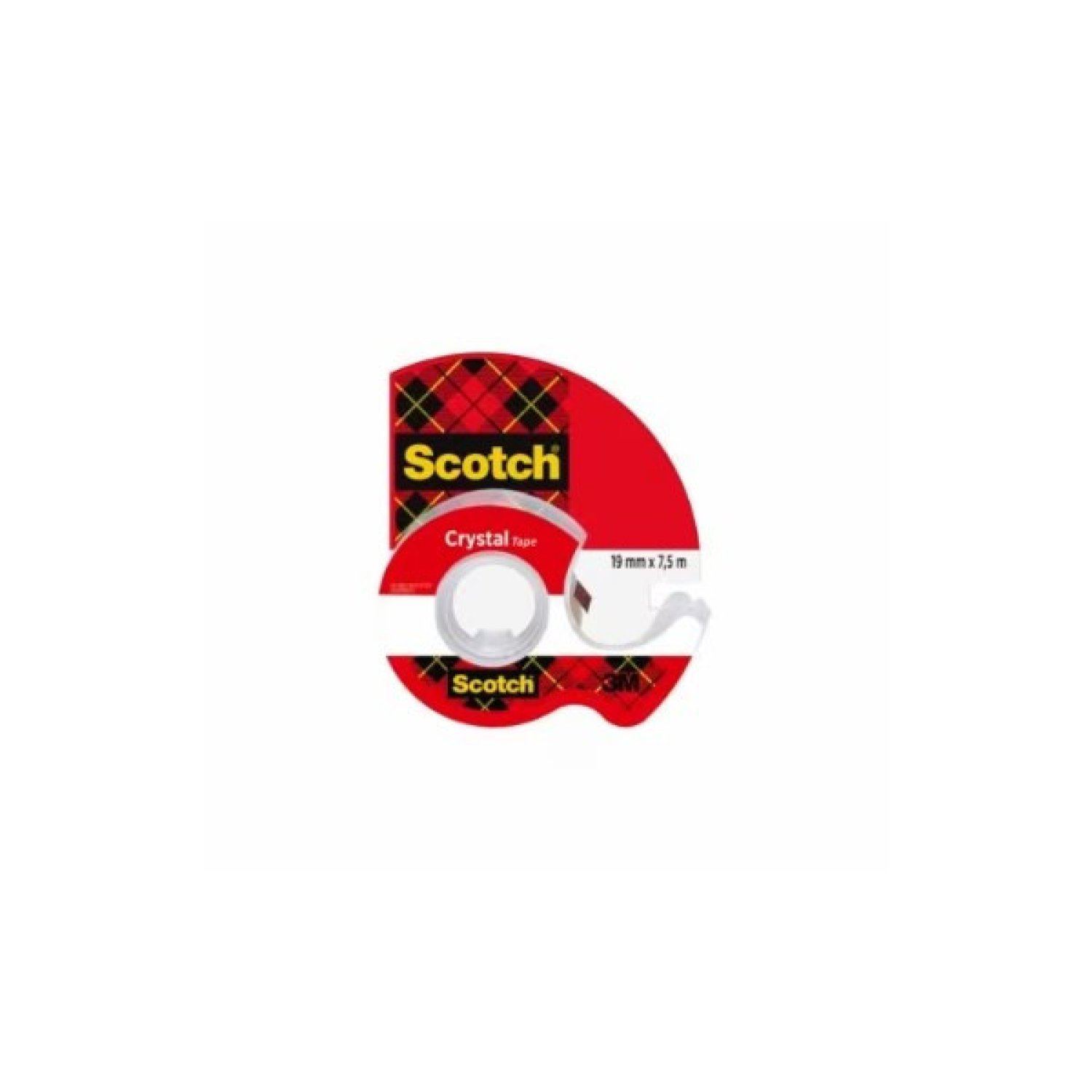Scotch · Cinta Transparente · 19mm x 7,5m · Con Dispensador