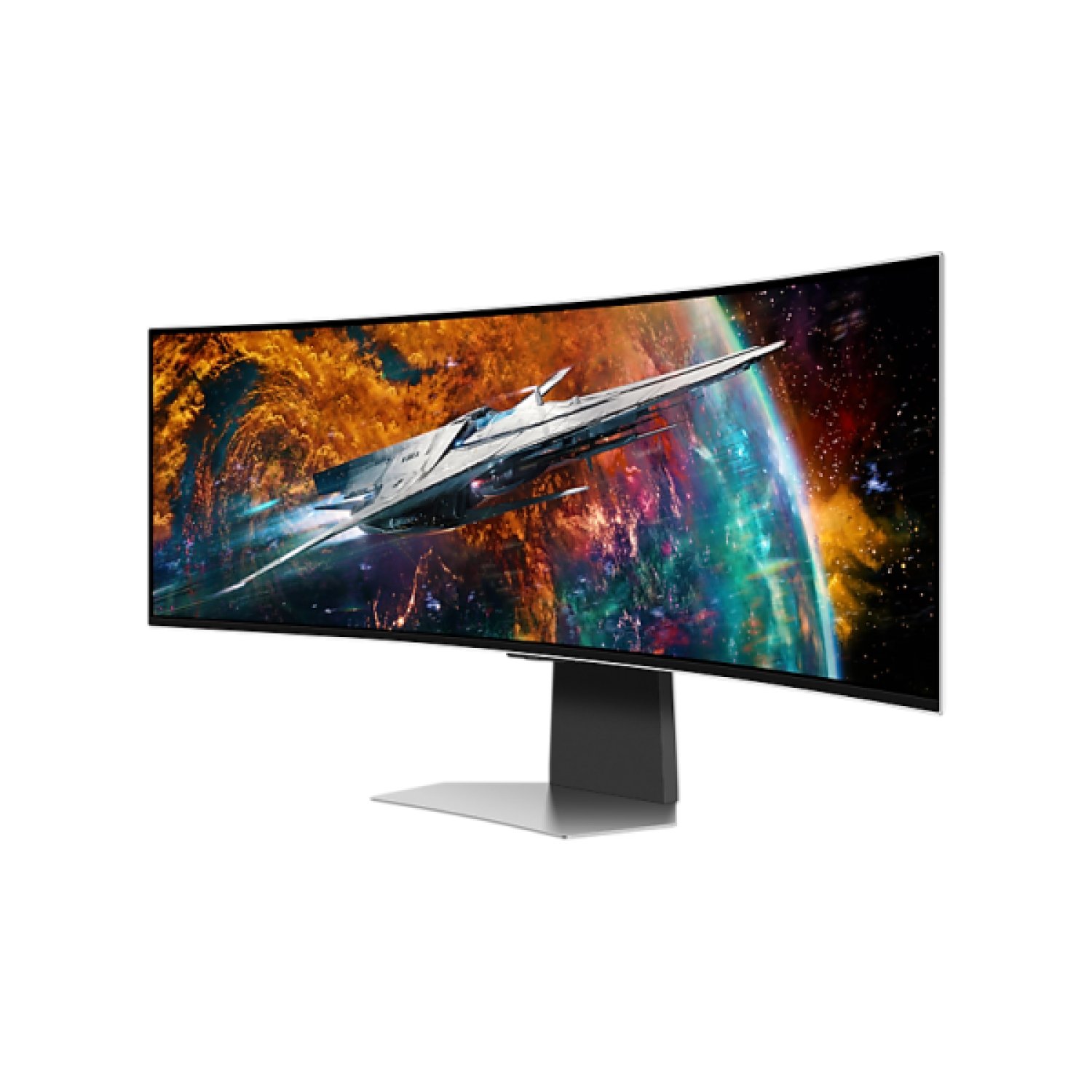 Samsung Odyssey LS49CG954SUXEN · 49" Ultra OLED · 5120x1440 · 5K · Plata