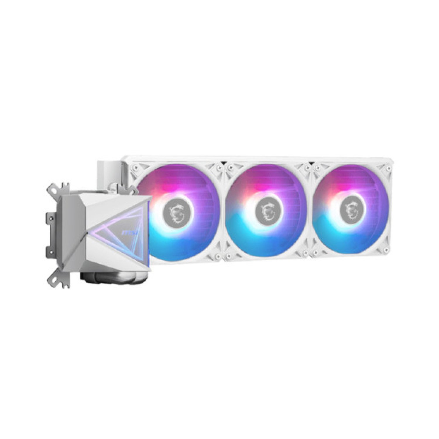 MSI MAG CoreLiquid I360 · Refrigeración Líquida 360mm · Intel/AMD · ARGB · 20dBA Blanco