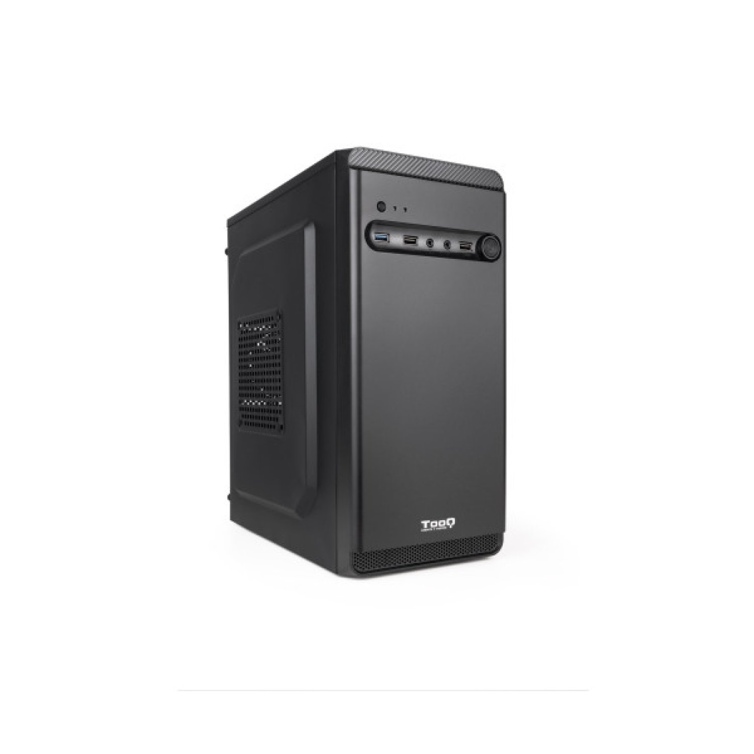 TooQ · Caja Minitorre Micro-ATX · Negra