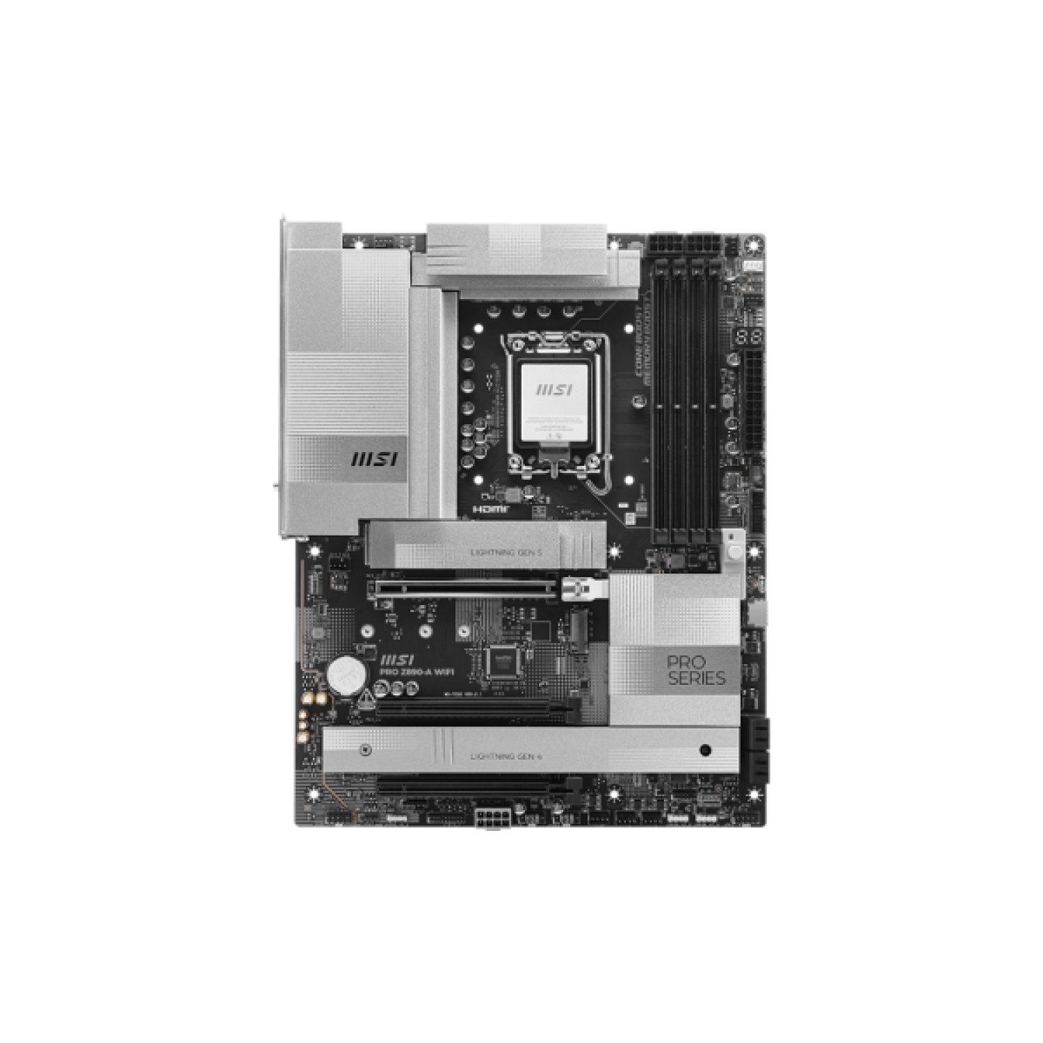 MSI PRO Z890-A WiFi · Placa Base Intel · Socket 1851 · 4 Slots DDR5 · 256GB