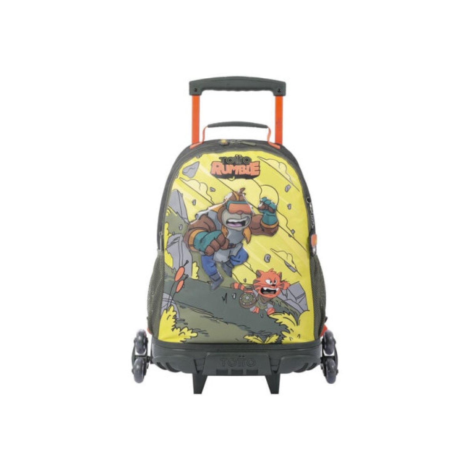 Totto · Mochila Escolar con Ruedas · Grande · Diseño Cartoons