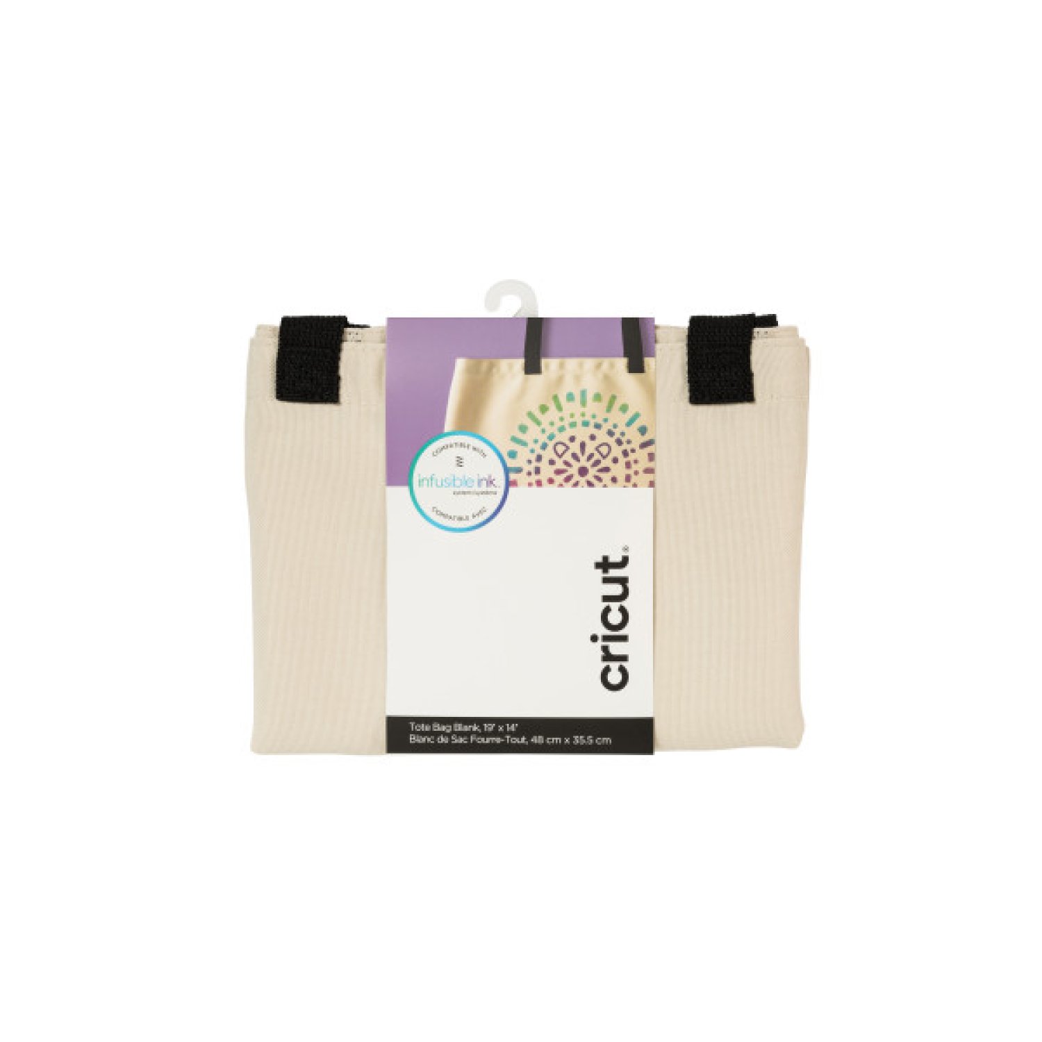 Cricut · Bolsa de Compras · Grande · Beige y Negro