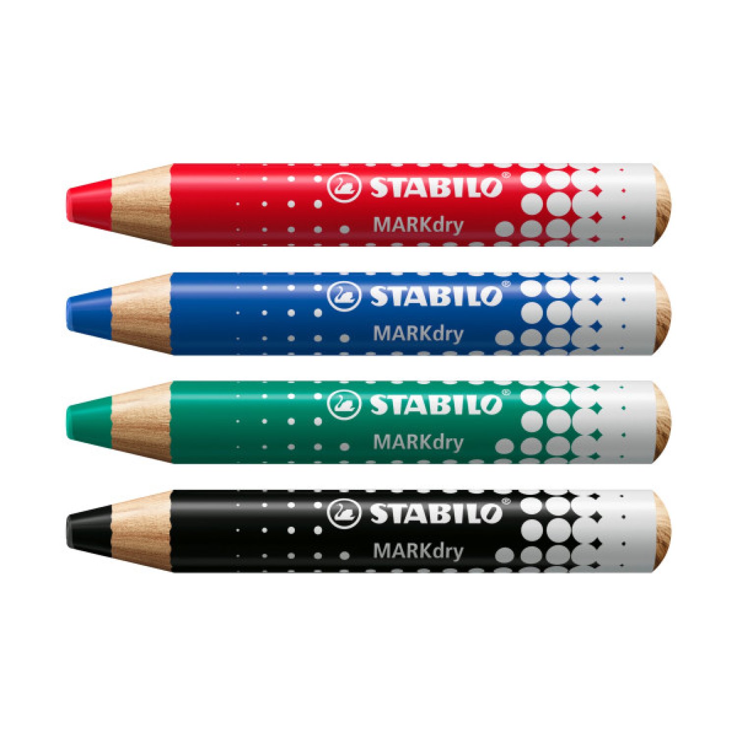 Stabilo Markdry · Marcador Permanente · Pack 5 Unidades