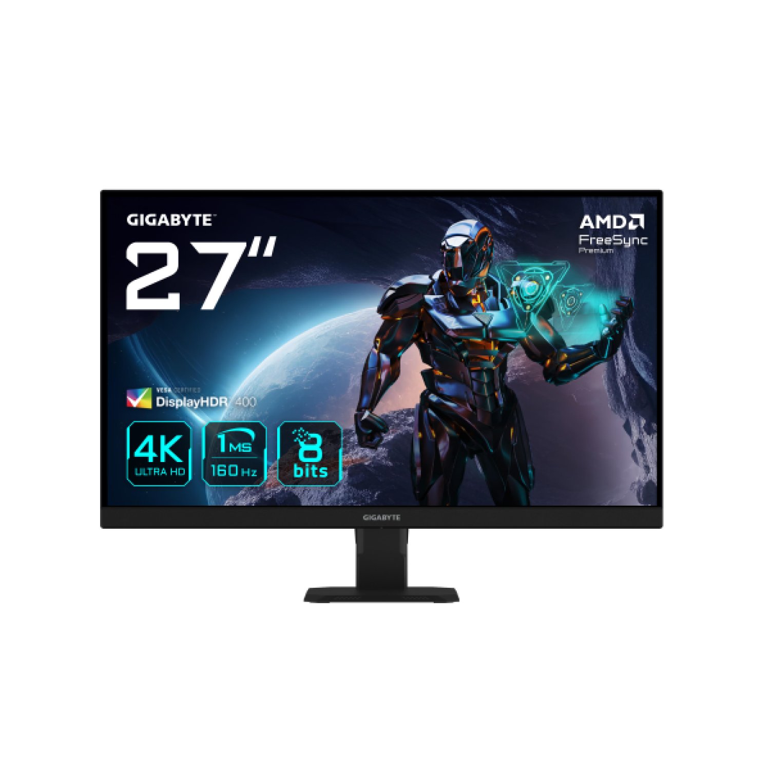 Gigabyte GS27U · Monitor Gaming 27" 4K · 3840x2160 · 160Hz · 1ms · HDR400