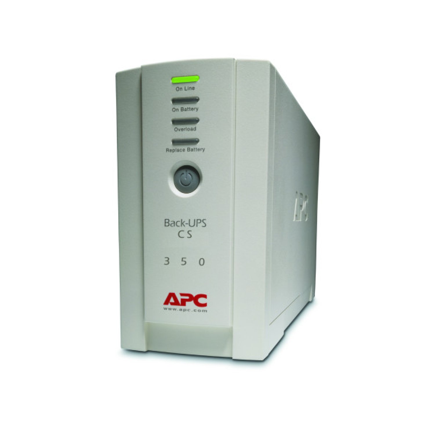 APC Back-UPS · SAI 0,35 kVA · 210W · 4 Salidas AC · Standby Offline