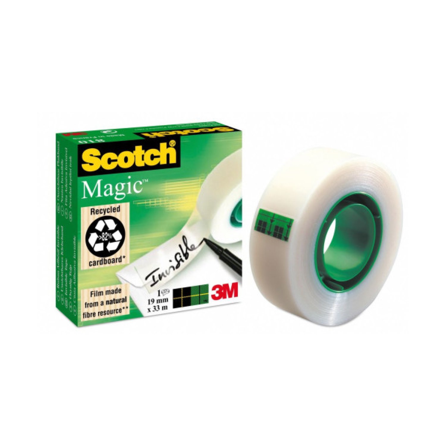 Scotch · Cinta Adhesiva Invisible · 19mm x 33m