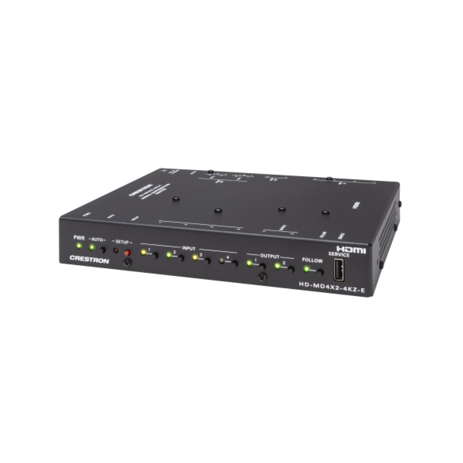 Crestron Conmutador AV 4x2 · 4K60 4:4:4 HDR · Profesional