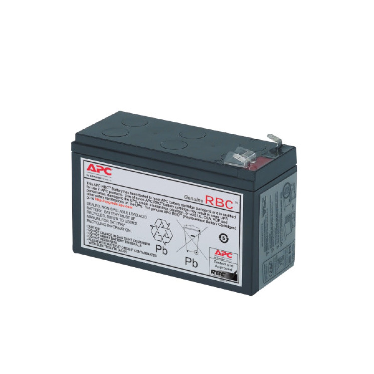 APC RBC17 · Batería UPS · Sealed Lead Acid VRLA