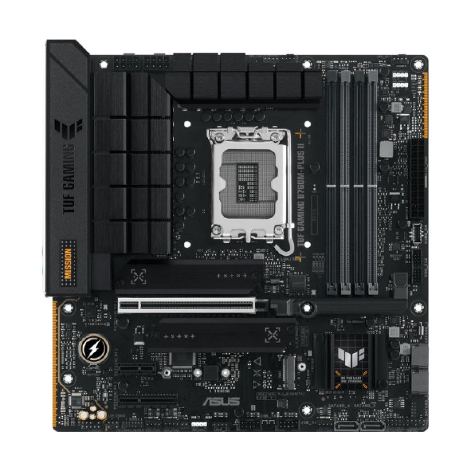 ASUS TUF Gaming B760M-Plus II · Socket 1700 · Intel B760 · 4x DDR5 · 128GB · MATX
