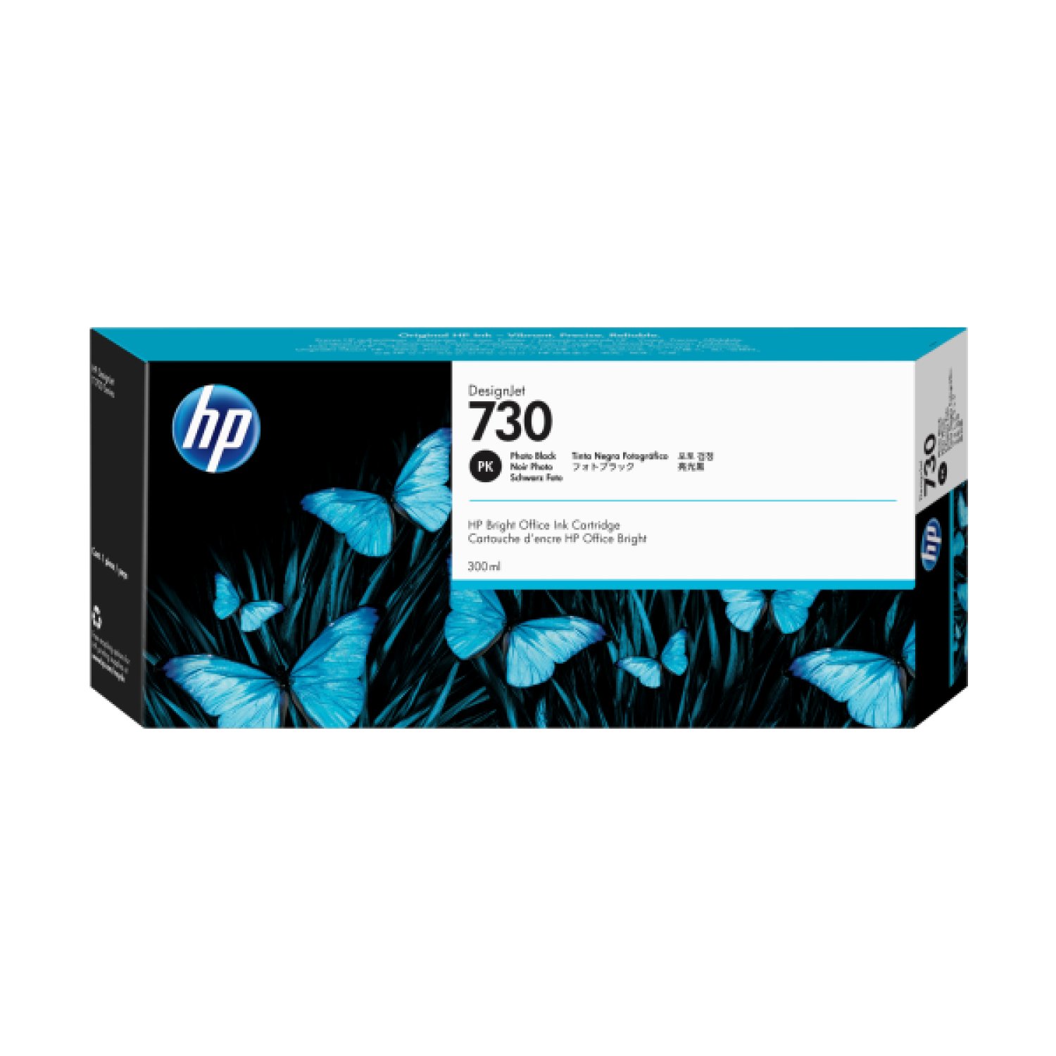 HP 730 · Tinta Negra Fotográfica · 300ml