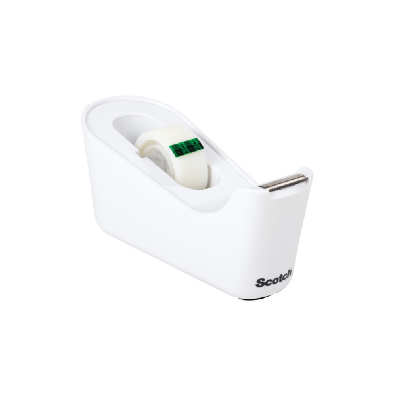 Scotch · Dispensador Portarrollos C18 · Sobremesa · Cinta Invisible 19mm x 33m · Blanco