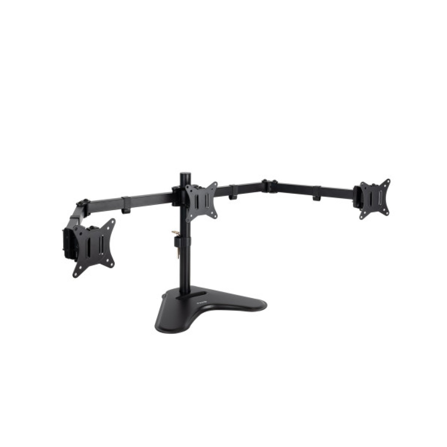 Tooq Soporte Mesa · 3 Brazos · Giratorio e Inclinable · 17-27" · Negro