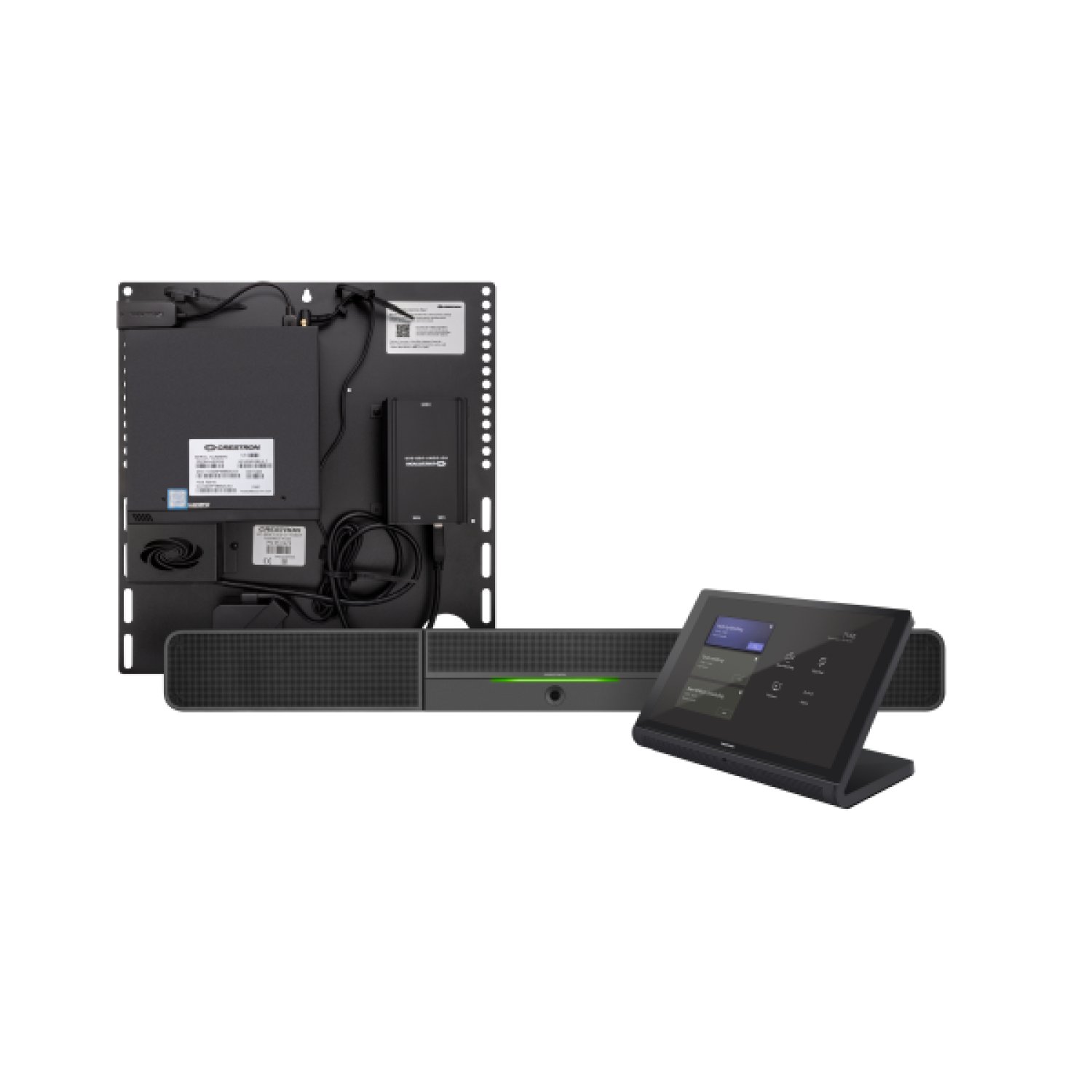 Crestron Flex · Sistema Videoconferencia · Microsoft Teams Rooms · Soundbar incluida