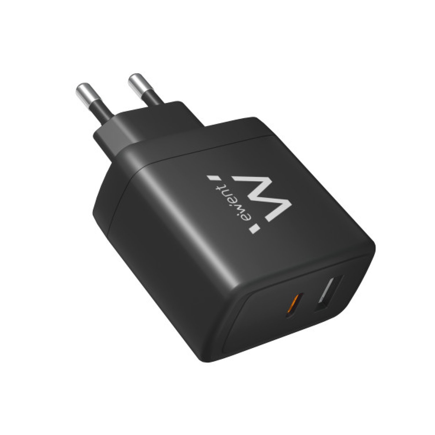 Ewent EW1330 · Cargador Universal · Carga Rápida · AC · Negro