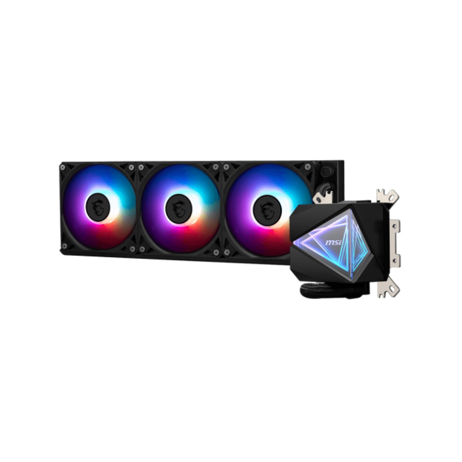 MSI MAG CoreLiquid I360 · Refrigeración Líquida AIO · 3 Ventiladores 120mm · Negro