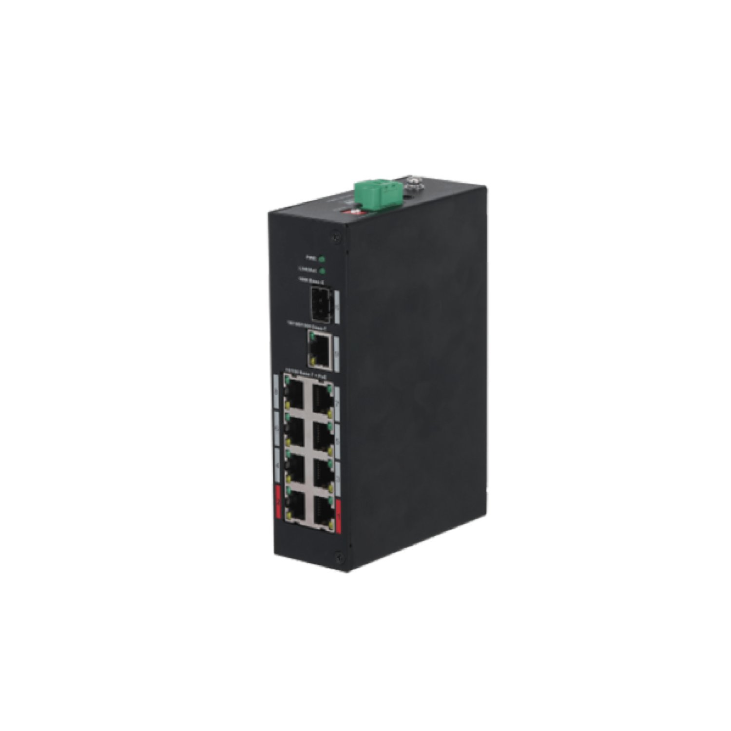 Dahua Switch 10 Puertos · 8 PoE Larga Distancia 250m · Watchdog 2.0