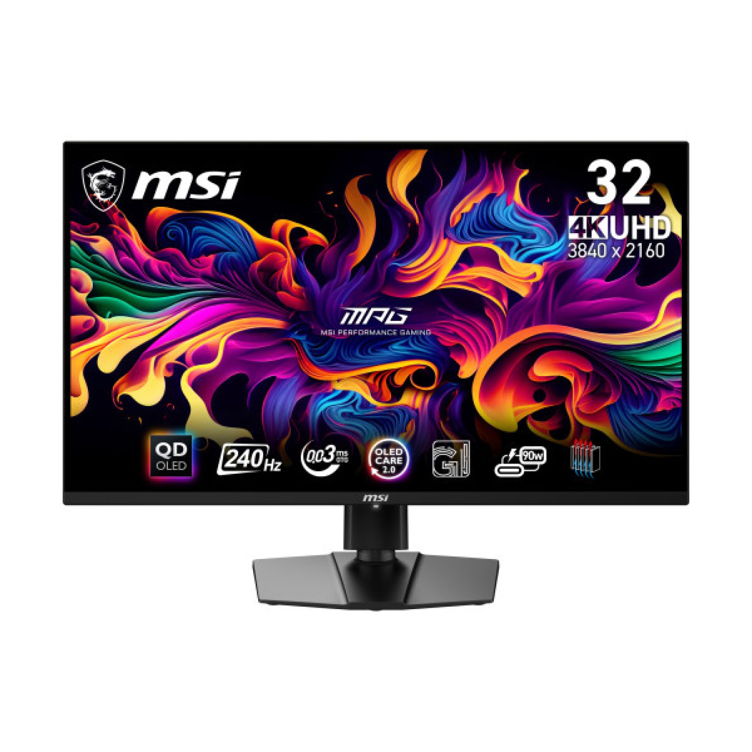 MSI MPG 321URX · Monitor Gaming 31,5" 4K · QD-OLED · 3840×2160 · Negro