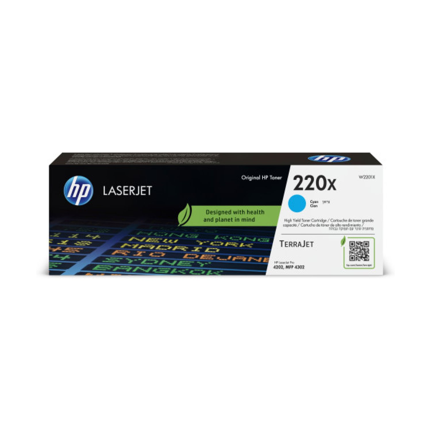 HP LaserJet 220X · Cartucho de Tóner Original · Cian