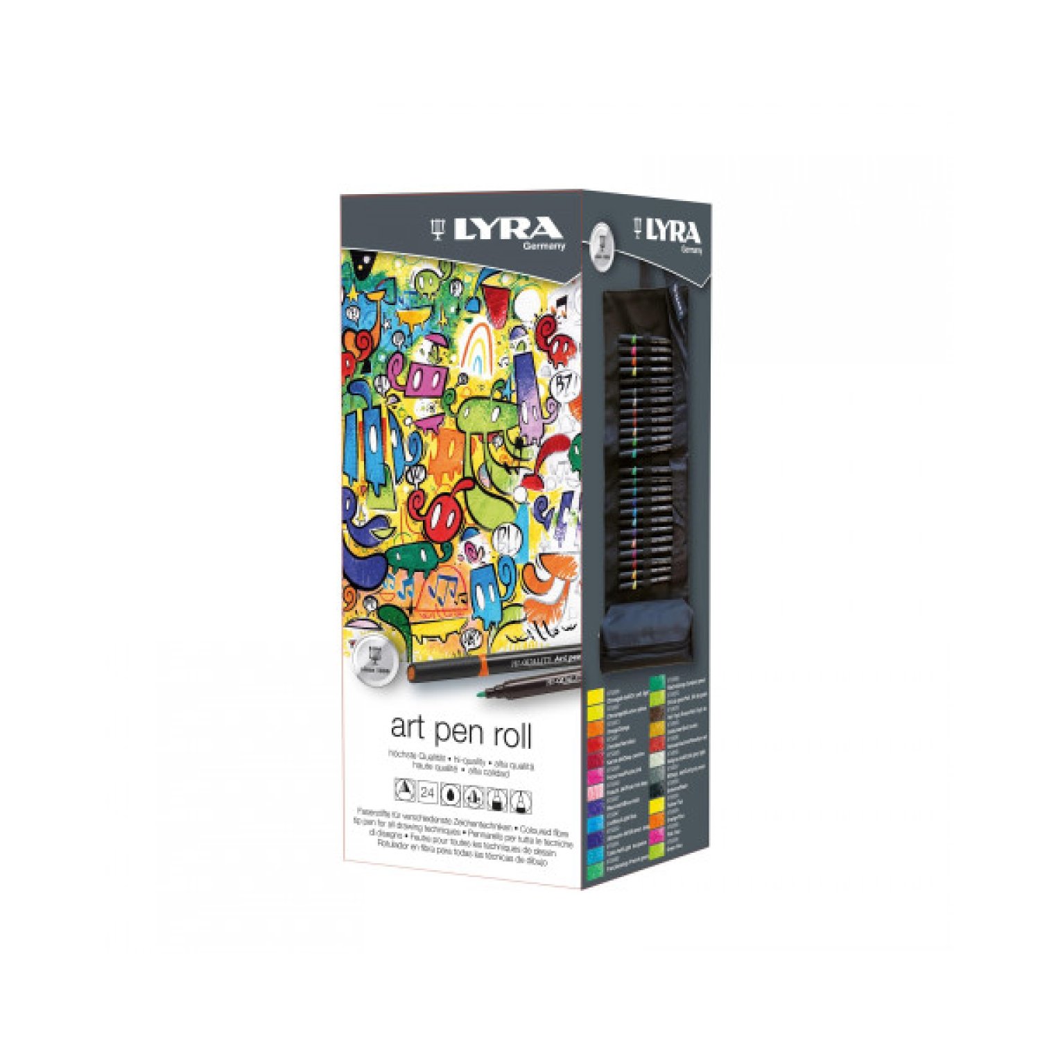 Lyra · Estuche Enrollable de Tela · 24 Colores