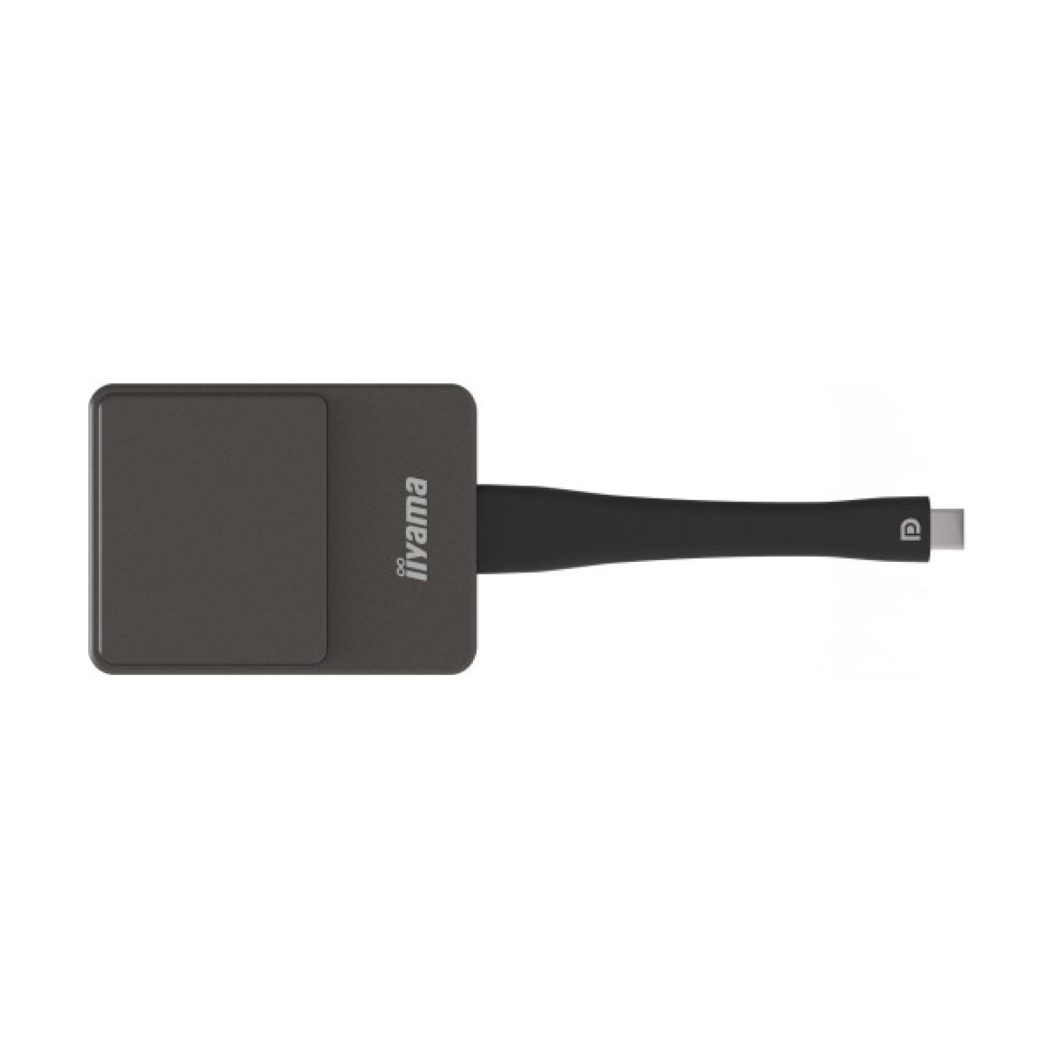 Iiyama WP D002C · Adaptador Smart TV · USB · 4K Ultra HD · Negro/Plata