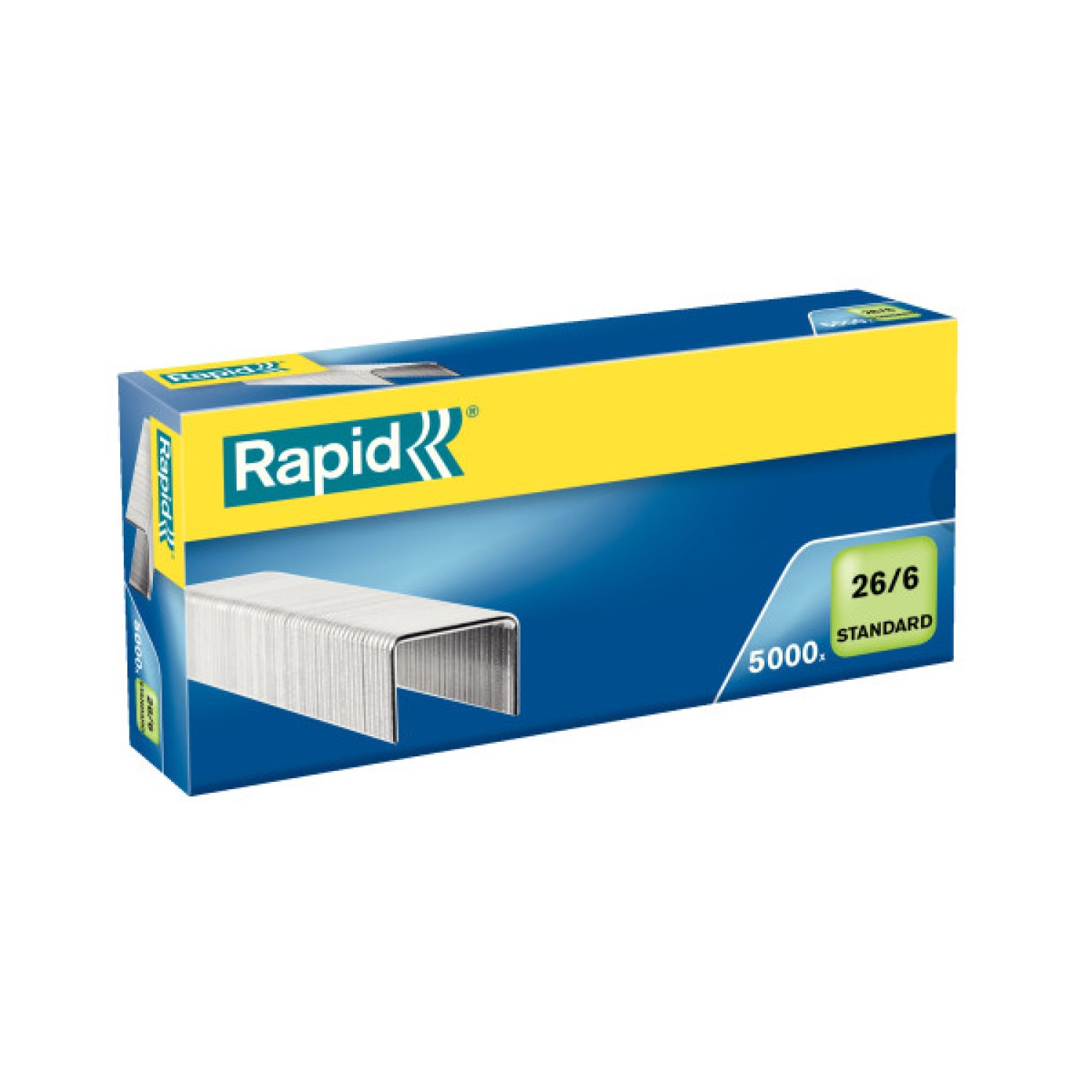 Rapid · Grapas 26/6 Galvanizadas · Caja 5000 Unidades · Estándar