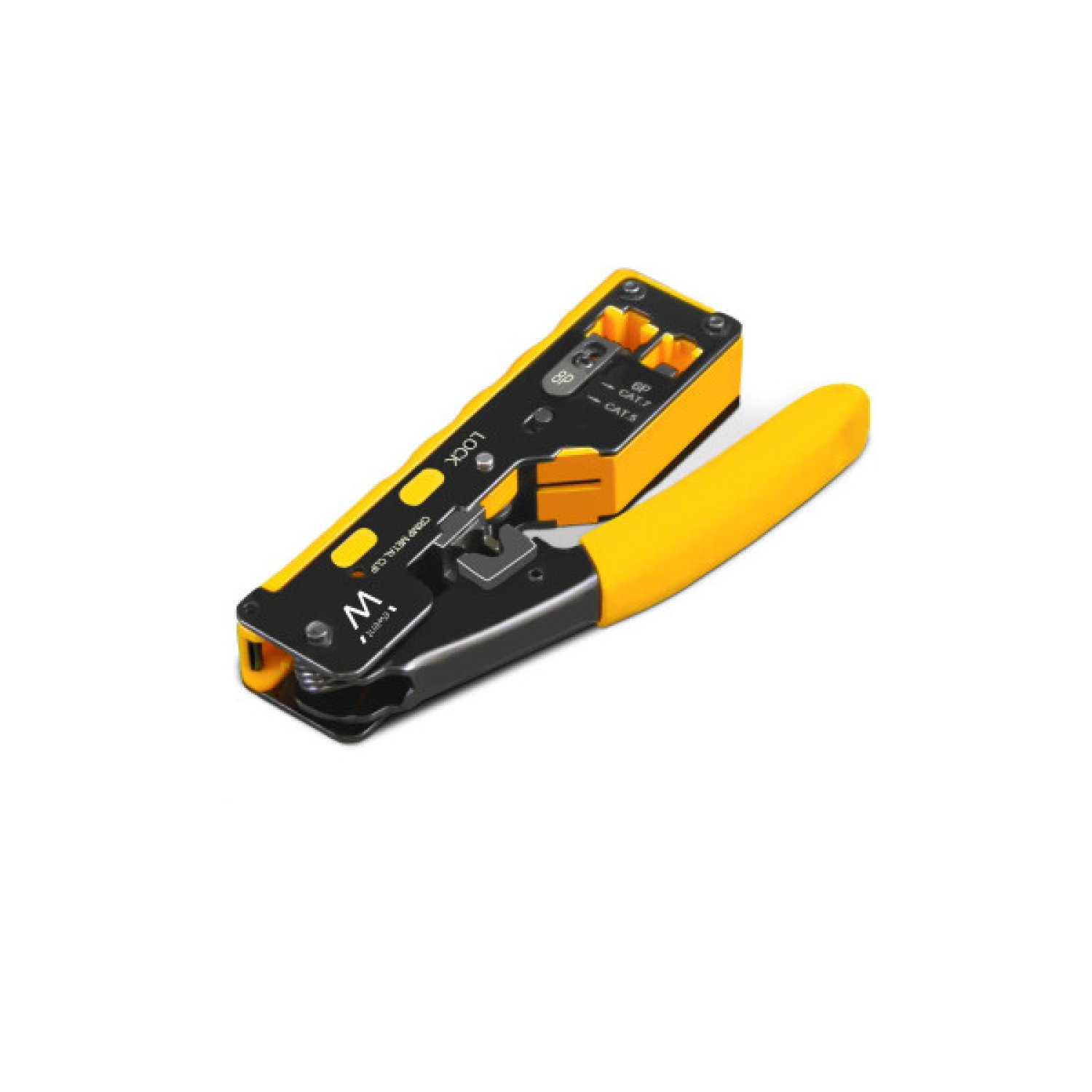 Ewent EW9006 · Crimpadora · Herramienta de Prensado · Negro y Amarillo