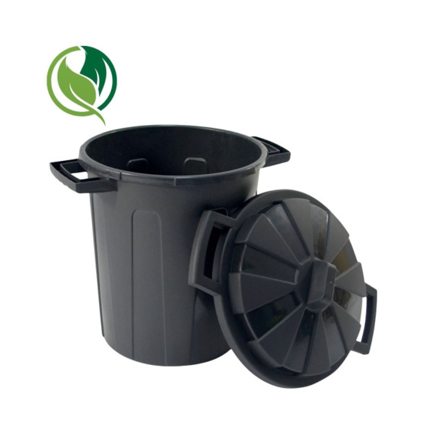 Archivo 2000 · Contenedor Reciclaje · 100 Litros · 54x64x68 cm · PP Negro