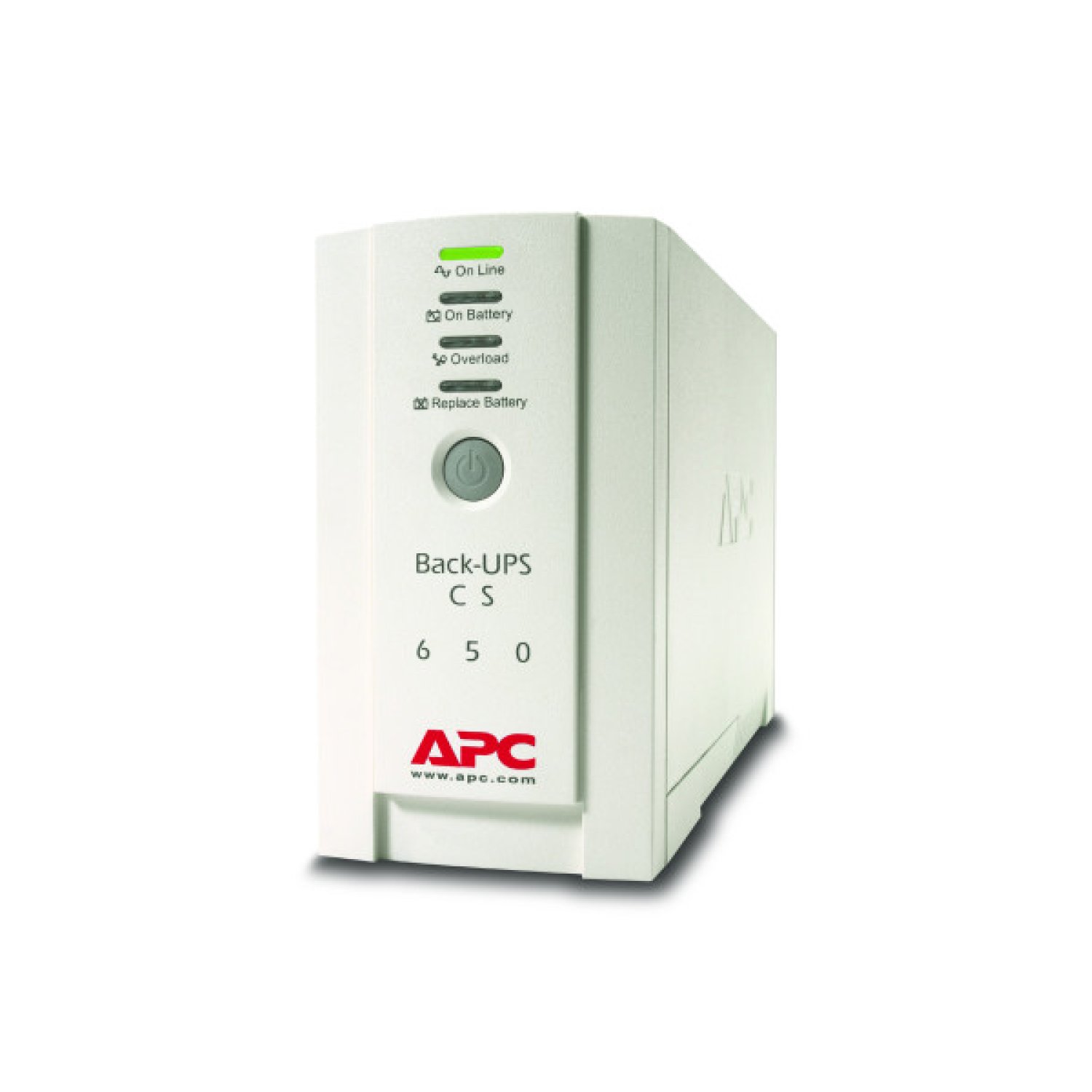 APC Back-UPS · SAI 0,65 kVA · 400W · 4 Salidas AC · Standby