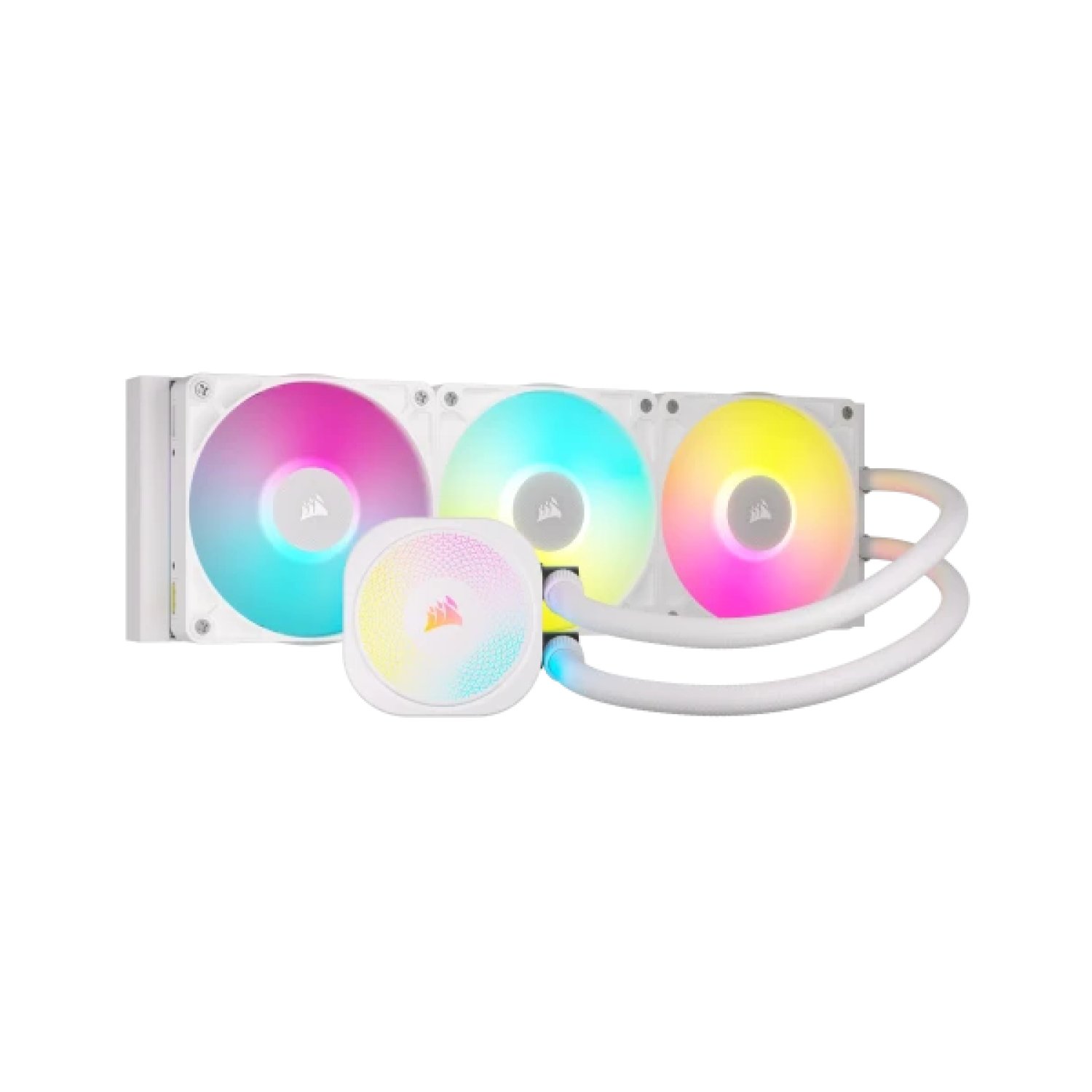 Corsair iCUE LINK TITAN RX · Refrigeración Líquida AIO · 360mm · RGB · Blanco