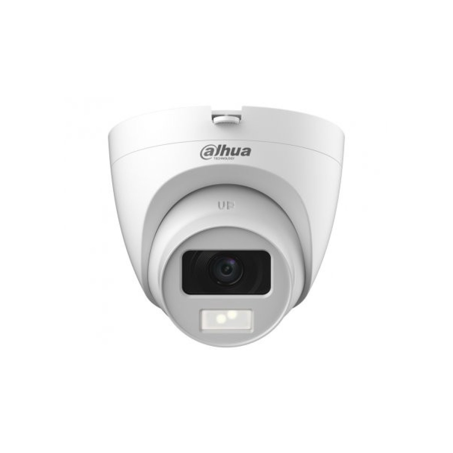 Dahua Cámara Híbrida Turret · 2MP · HDCVI · Luz Dual Inteligente · 2.8mm