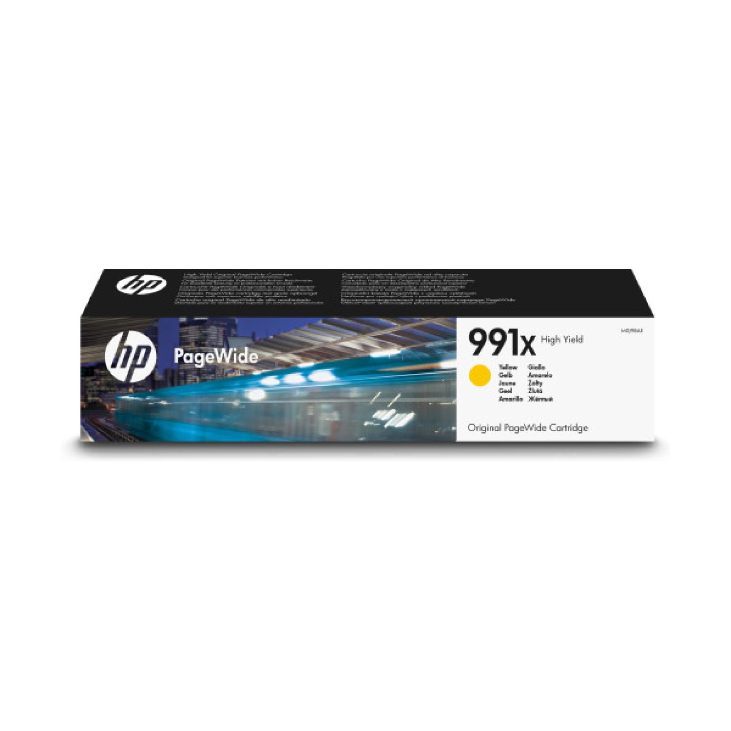 HP Cartucho Original PageWide 991X de alta capacidad amarillo