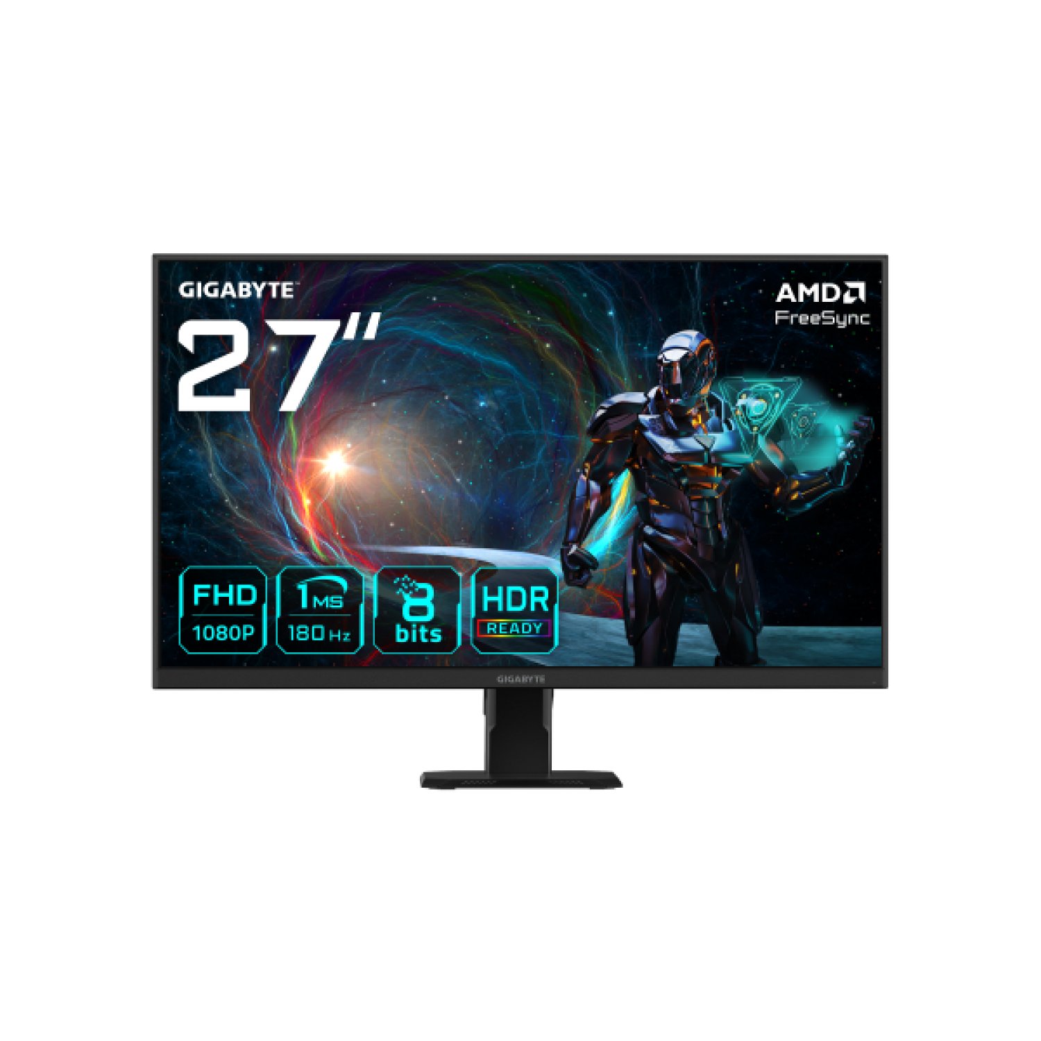 Gigabyte GS27FA · Monitor Gaming 27" FHD · 180Hz · 1ms · FreeSync · HDR